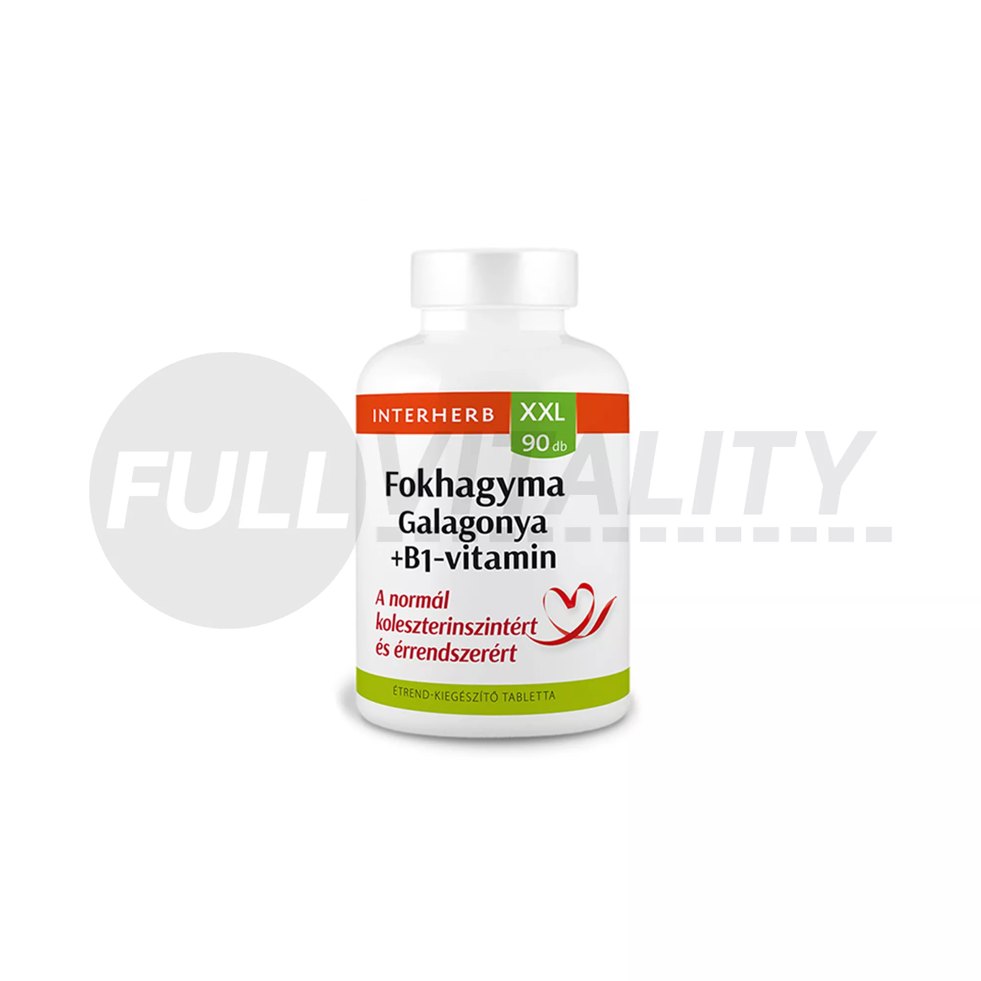 INTERHERB XXL FOKHAGYMA-GALAGONYA + B1 VITAMIN TABLETTA 90DB