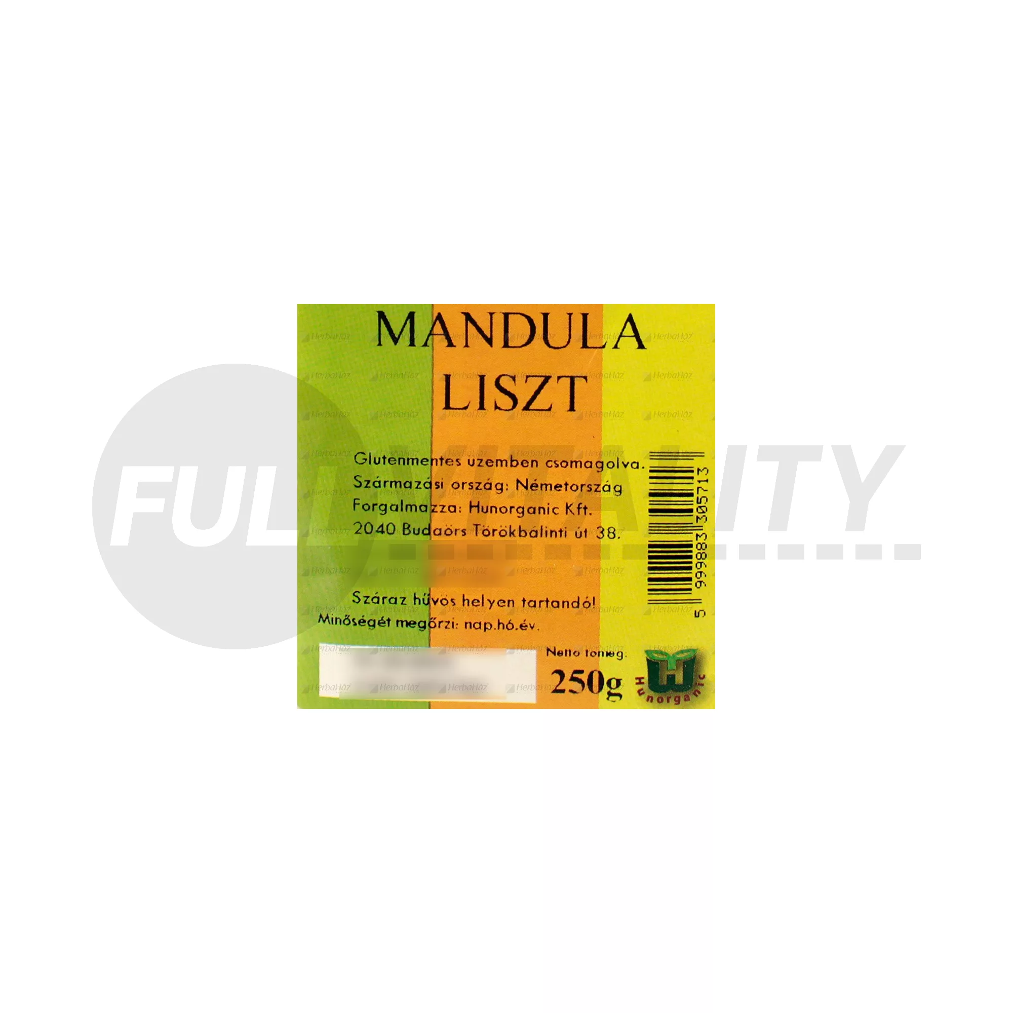 ITS US GLUTÉNMENTES NATURBIT MANDULALISZT 250G