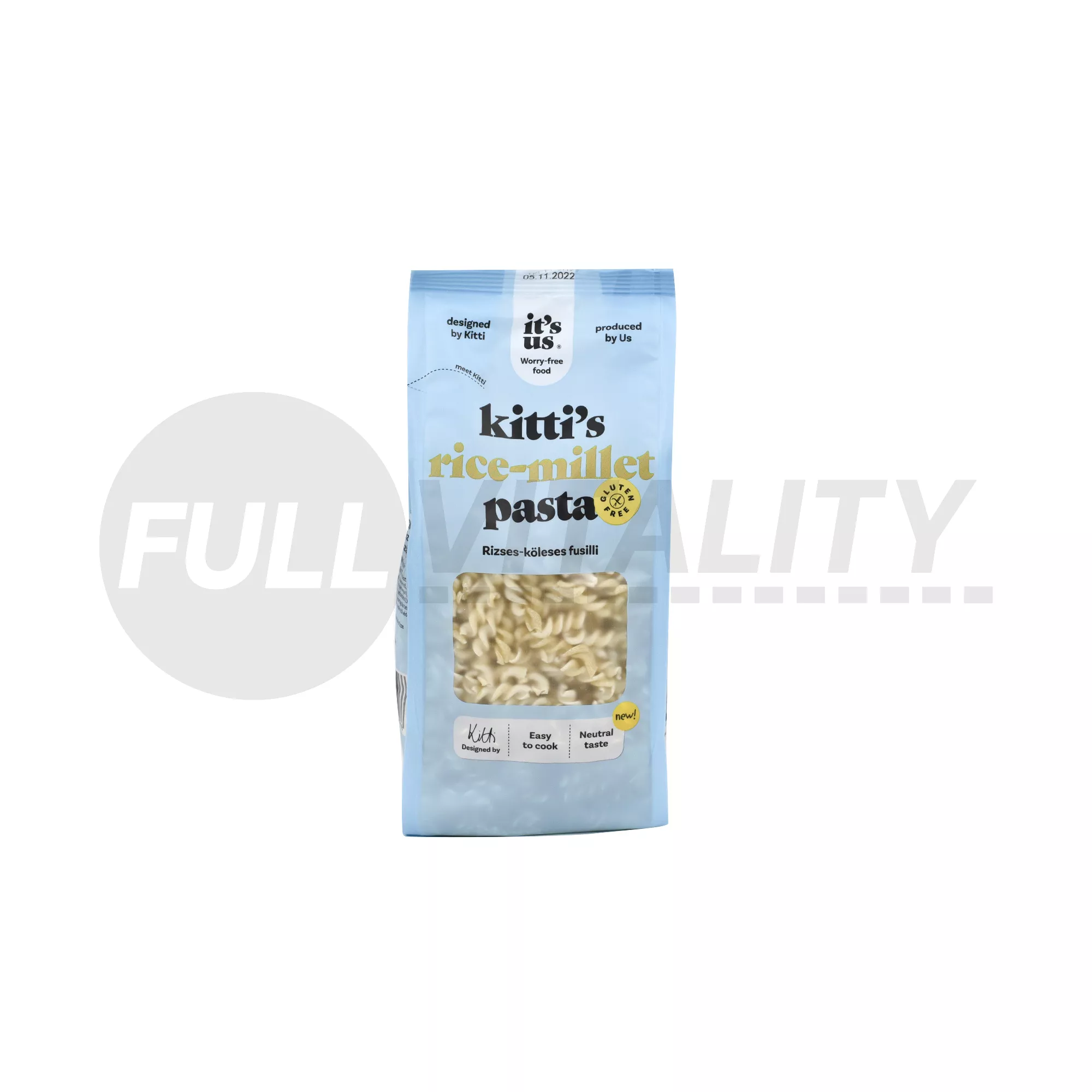 GLUTÉNMENTES ITS US KITTIS RIZSES-KÖLESES FUSILLI SZÁRAZTÉSZTA 200G