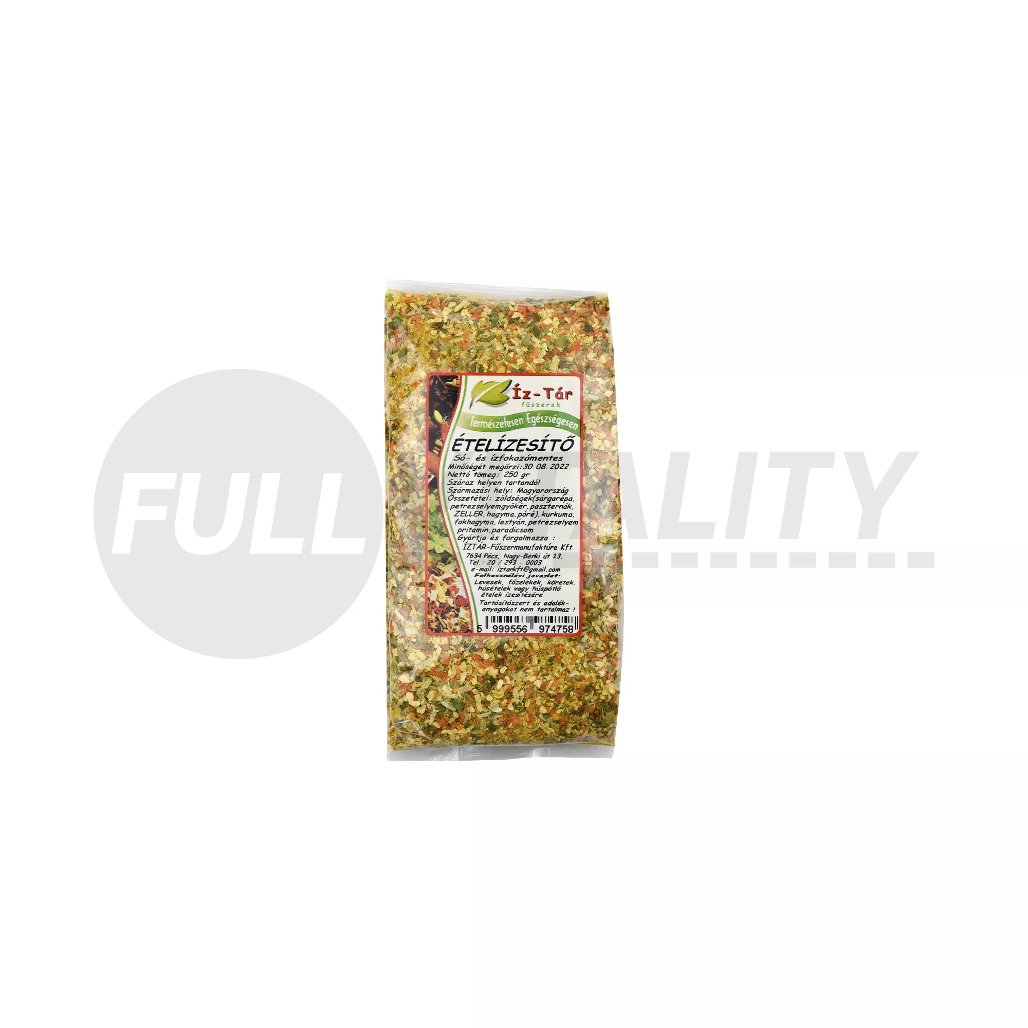 ÍZ-TÁR FŰSZEREK ÉTELÍZESÍTŐ ÍZFOKOZÓMENTES 250G