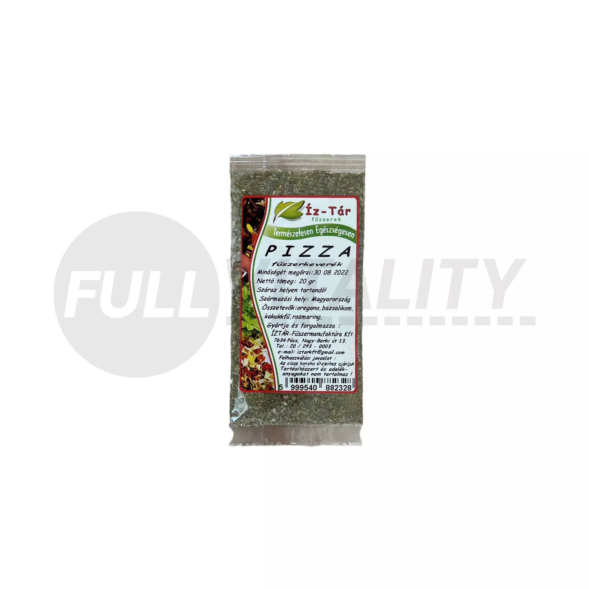 ÍZ-TÁR FŰSZEREK PIZZA 20G