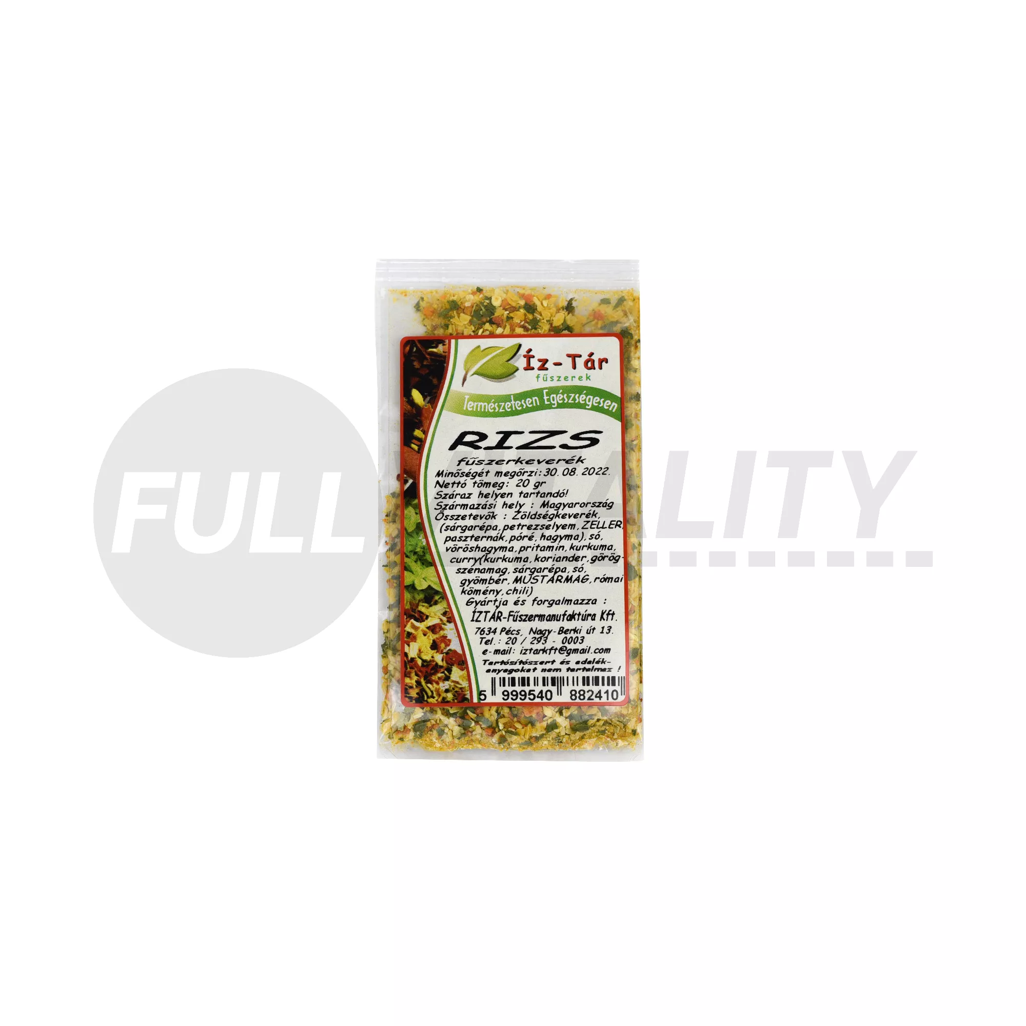 ÍZ-TÁR FŰSZEREK RIZS 20G