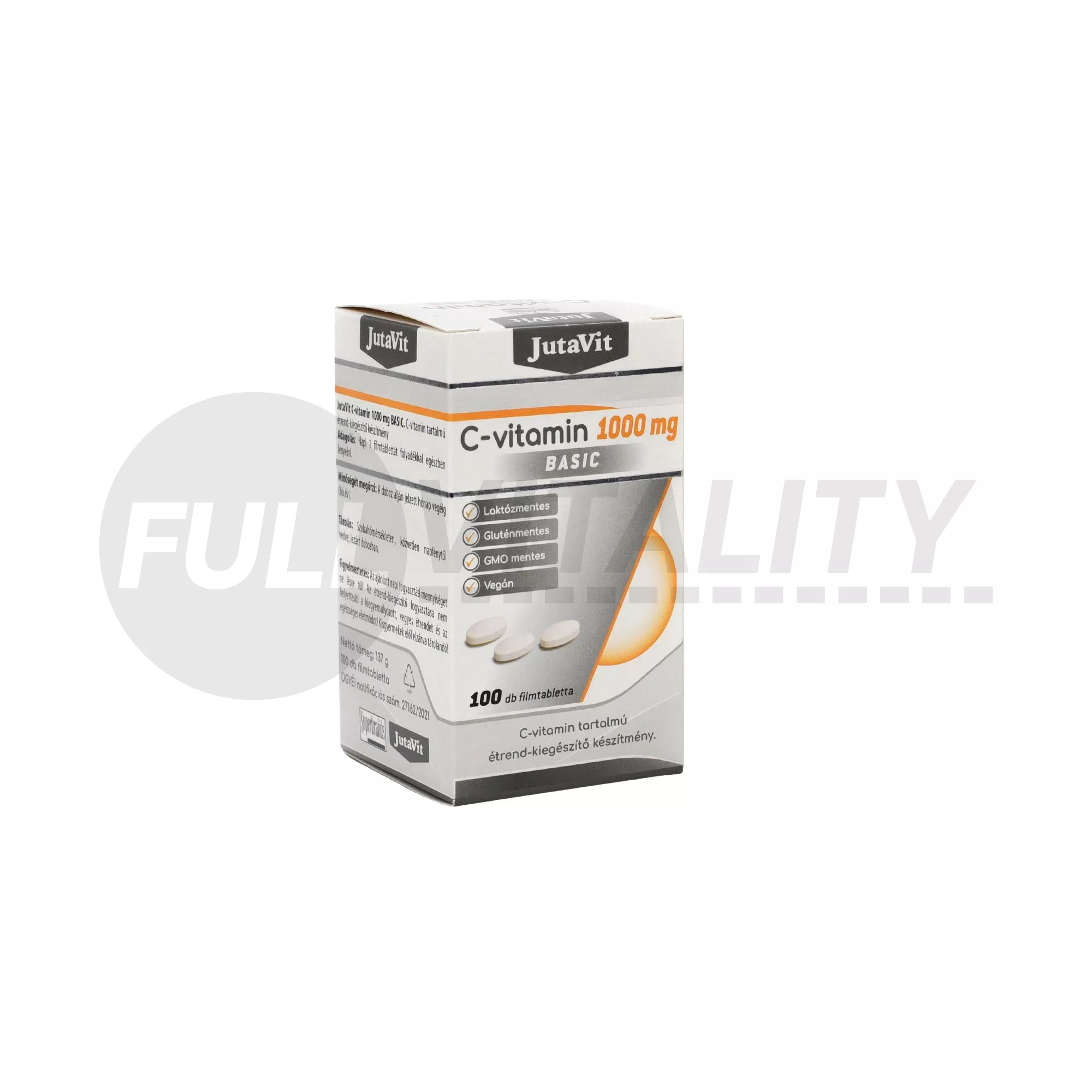JUTAVIT C-VITAMIN 1000MG BASIC FILMTABLETTA 100DB