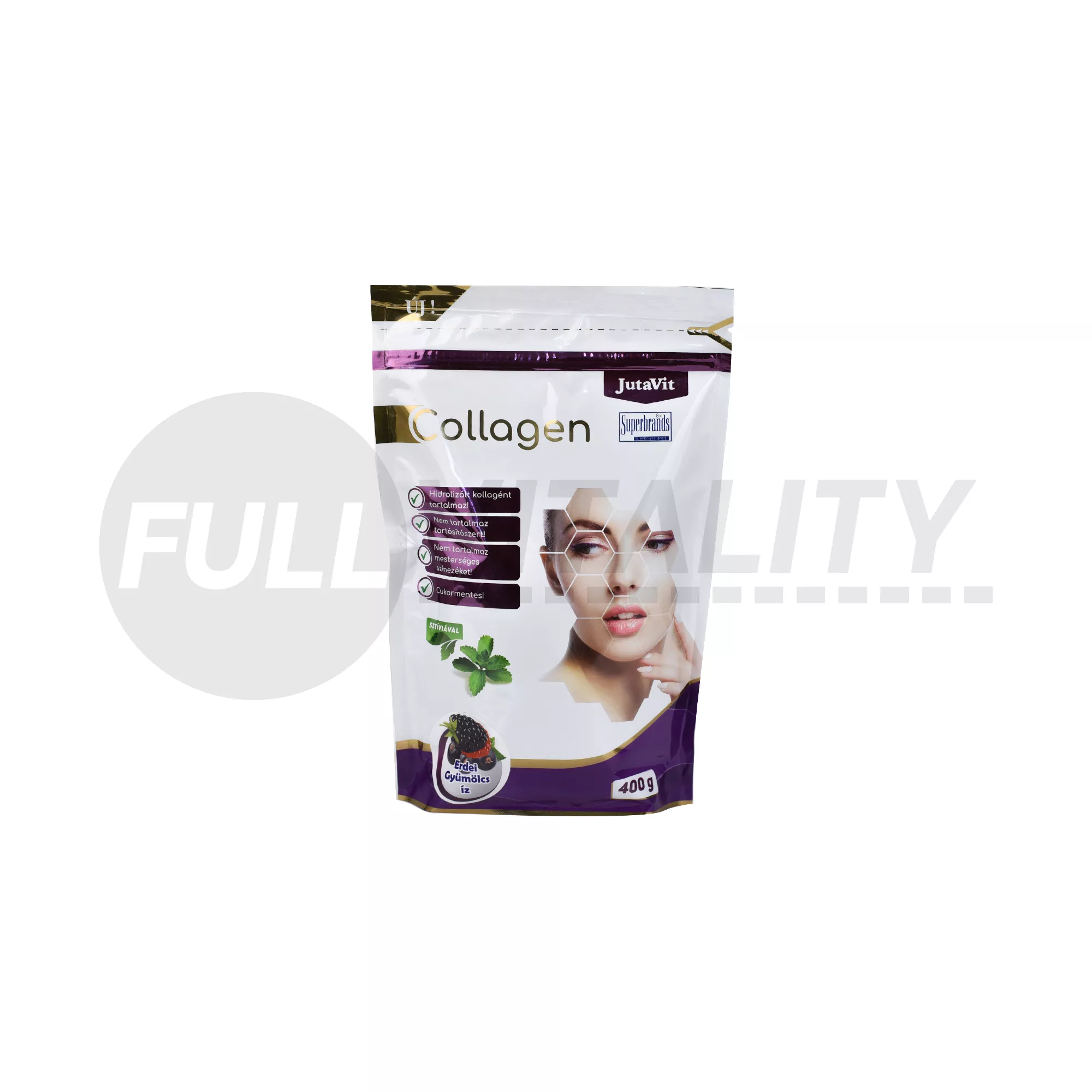 JUTAVIT COLLAGEN ERDEI GYÜMÖLCS ÍZŰ 400G