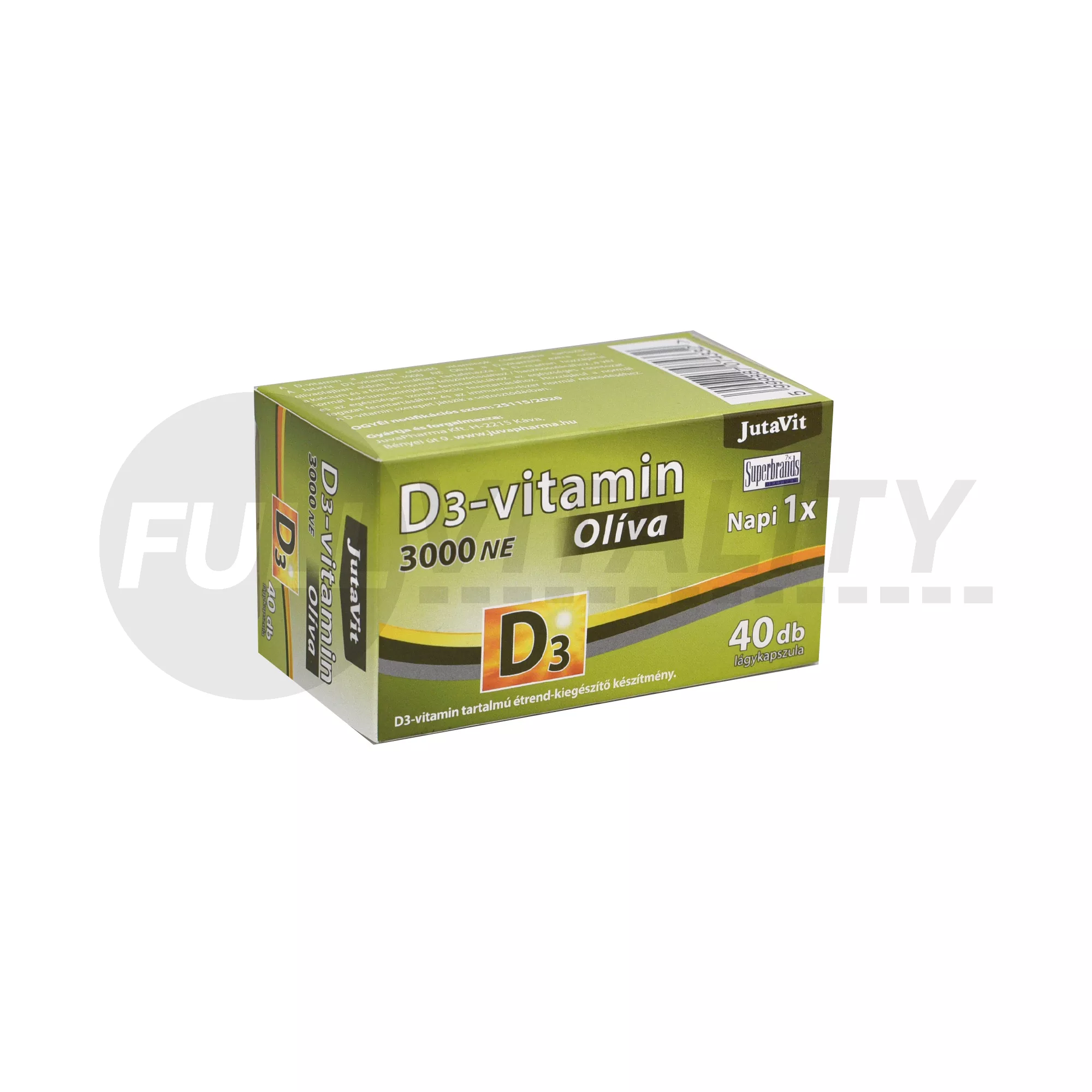 JUTAVIT D3-VITAMIN 3000NE OLÍVA 40DB