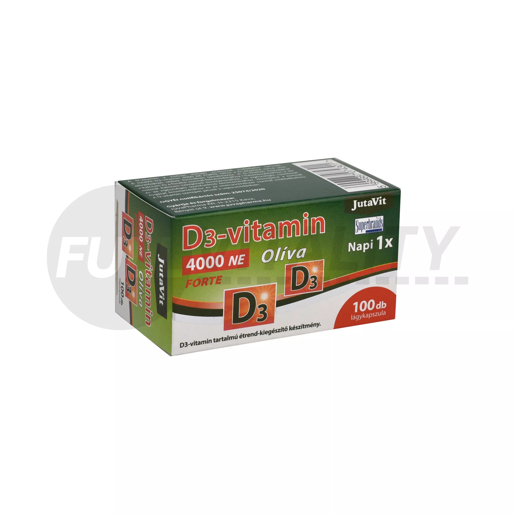 JUTAVIT D3-VITAMIN 4000NE OLÍVA 100DB