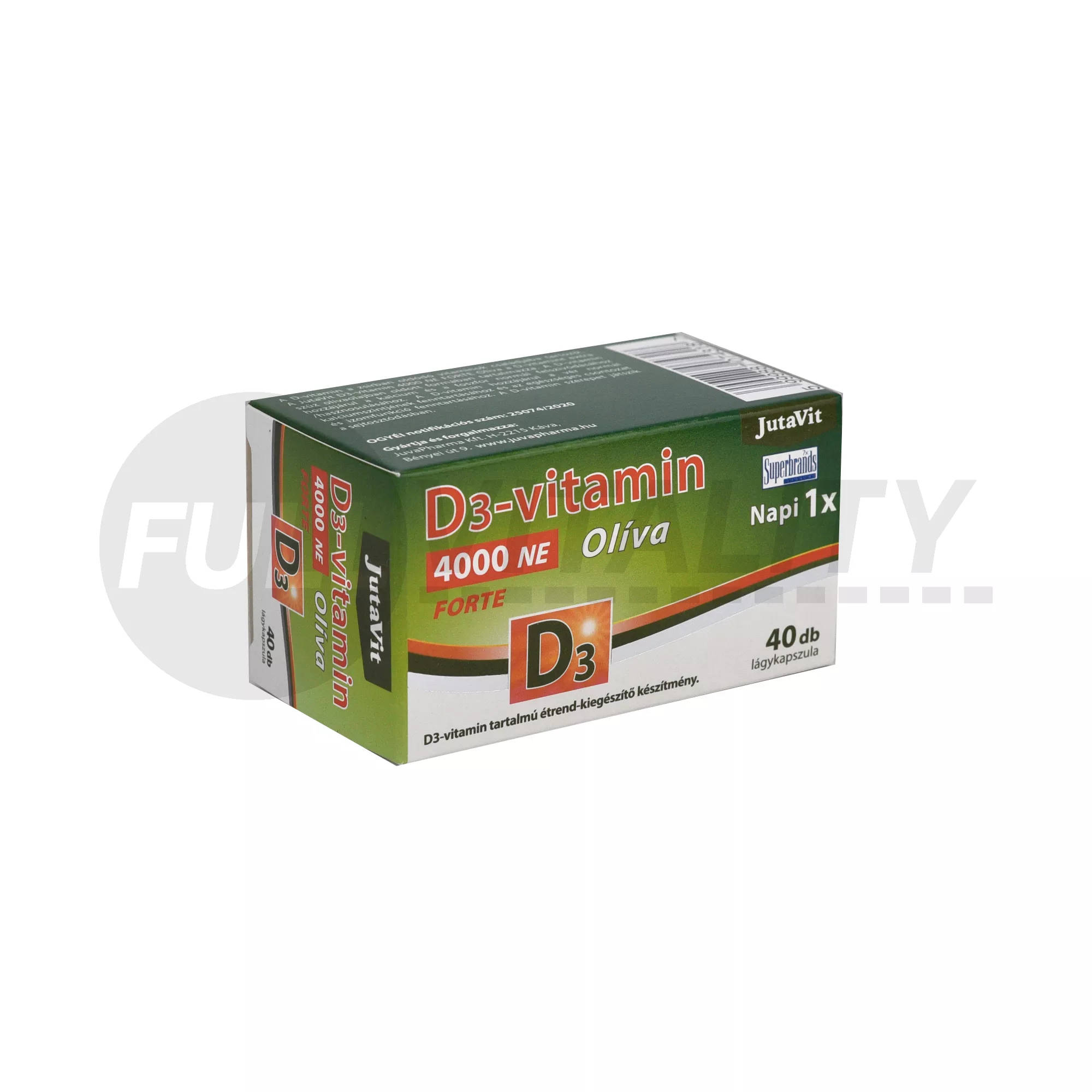 JUTAVIT D3-VITAMIN 4000NE OLÍVA 40DB
