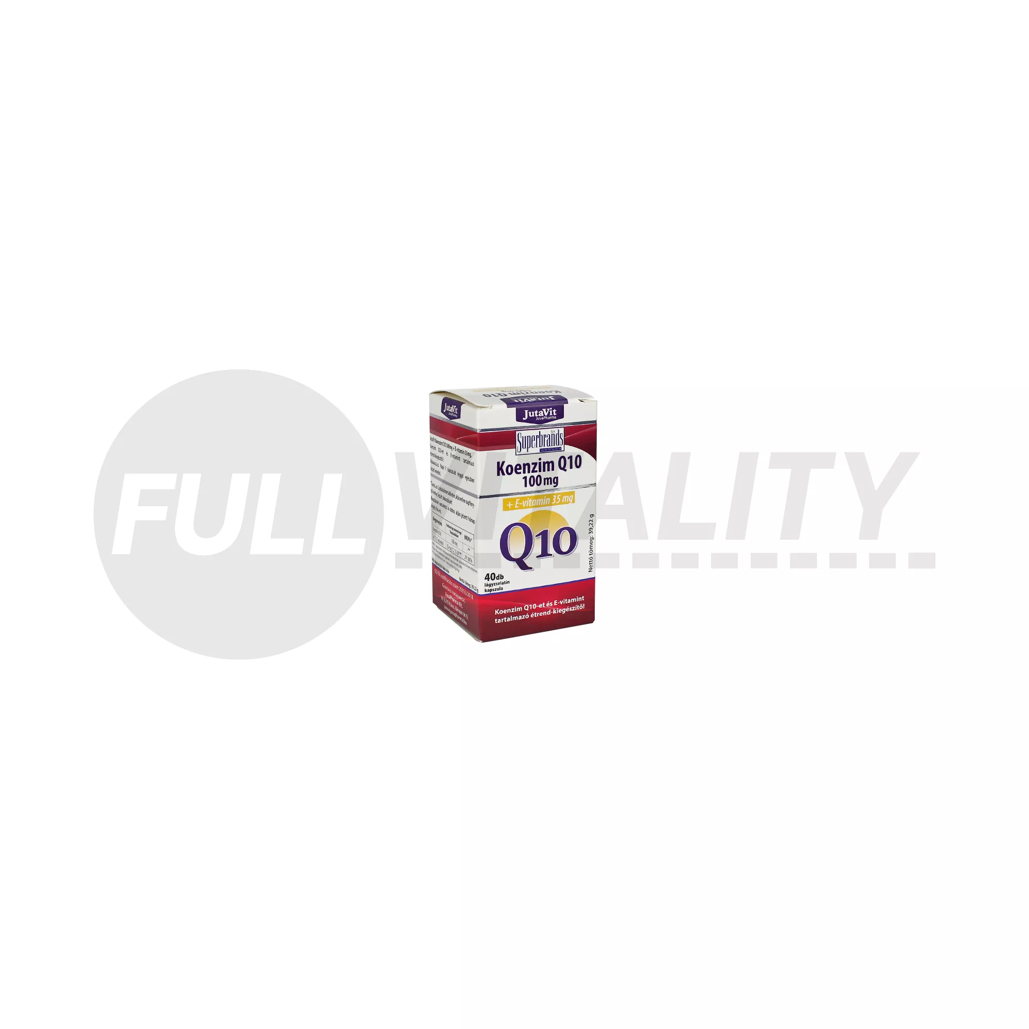 JUTAVIT KOENZIM Q10 100MG+E-VITAMIN 35MG 40DB