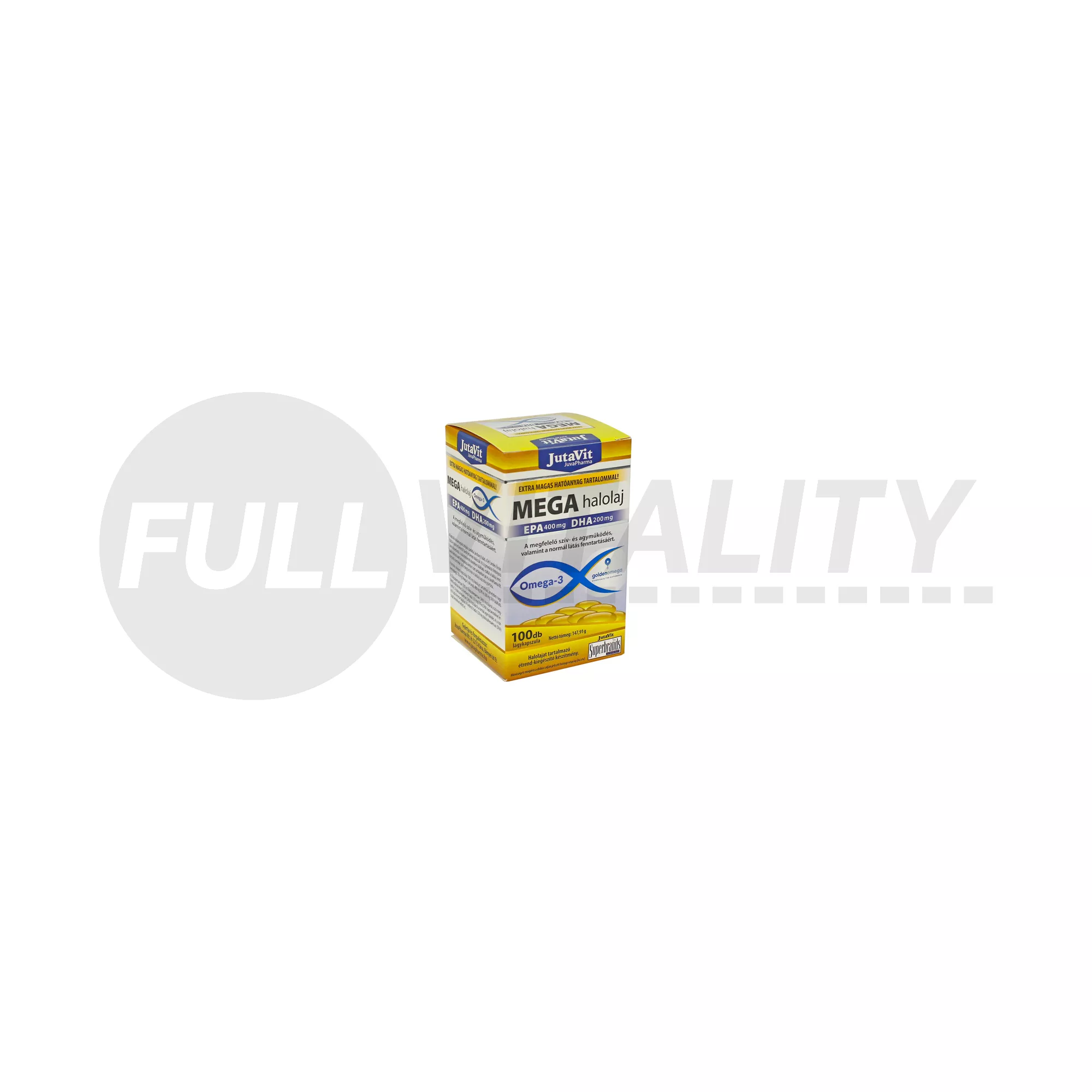 JUTAVIT MEGA OMEGA-3 HALOLAJ KAPSZULA 100DB