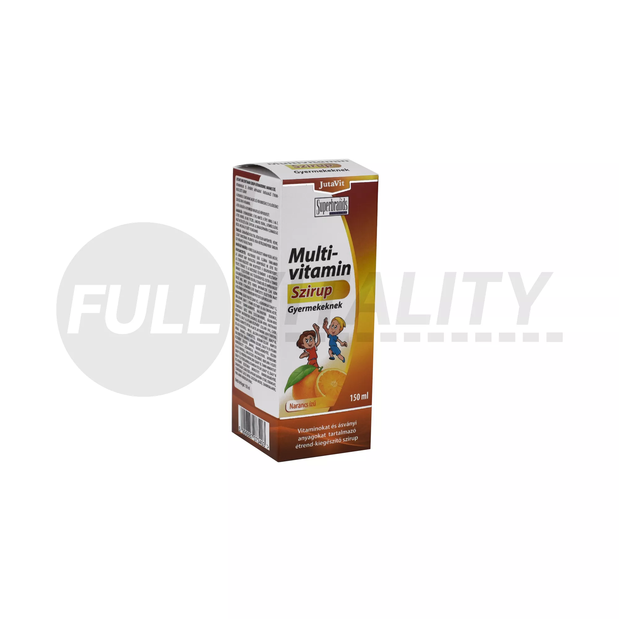 JUTAVIT MULTIVITAMIN NARANCS SZIRUP GYERMEKEKNEK 150ML