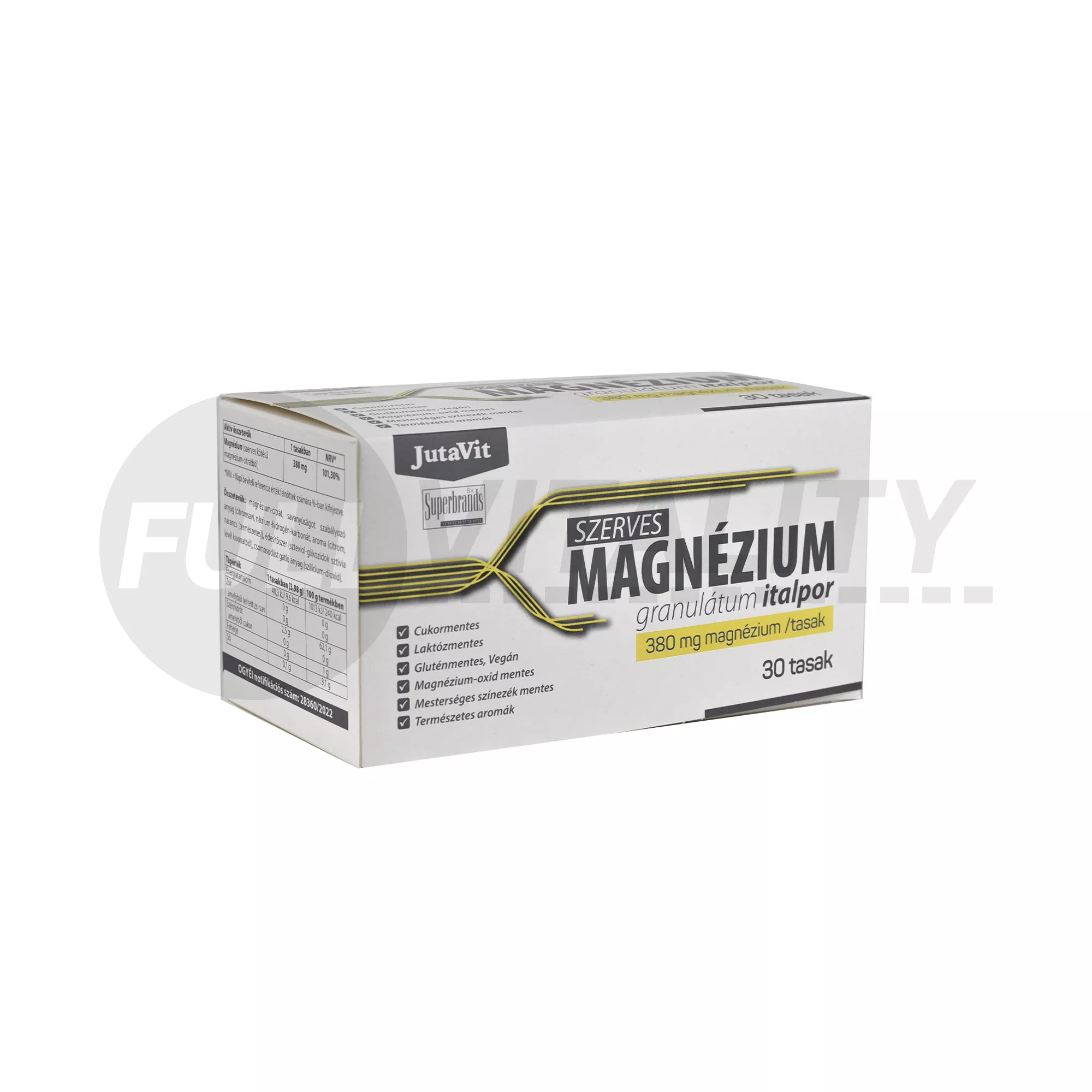 JUTAVIT SZERVES MAGNÉZIUM GRANULÁTUM ITALPOR 30DB