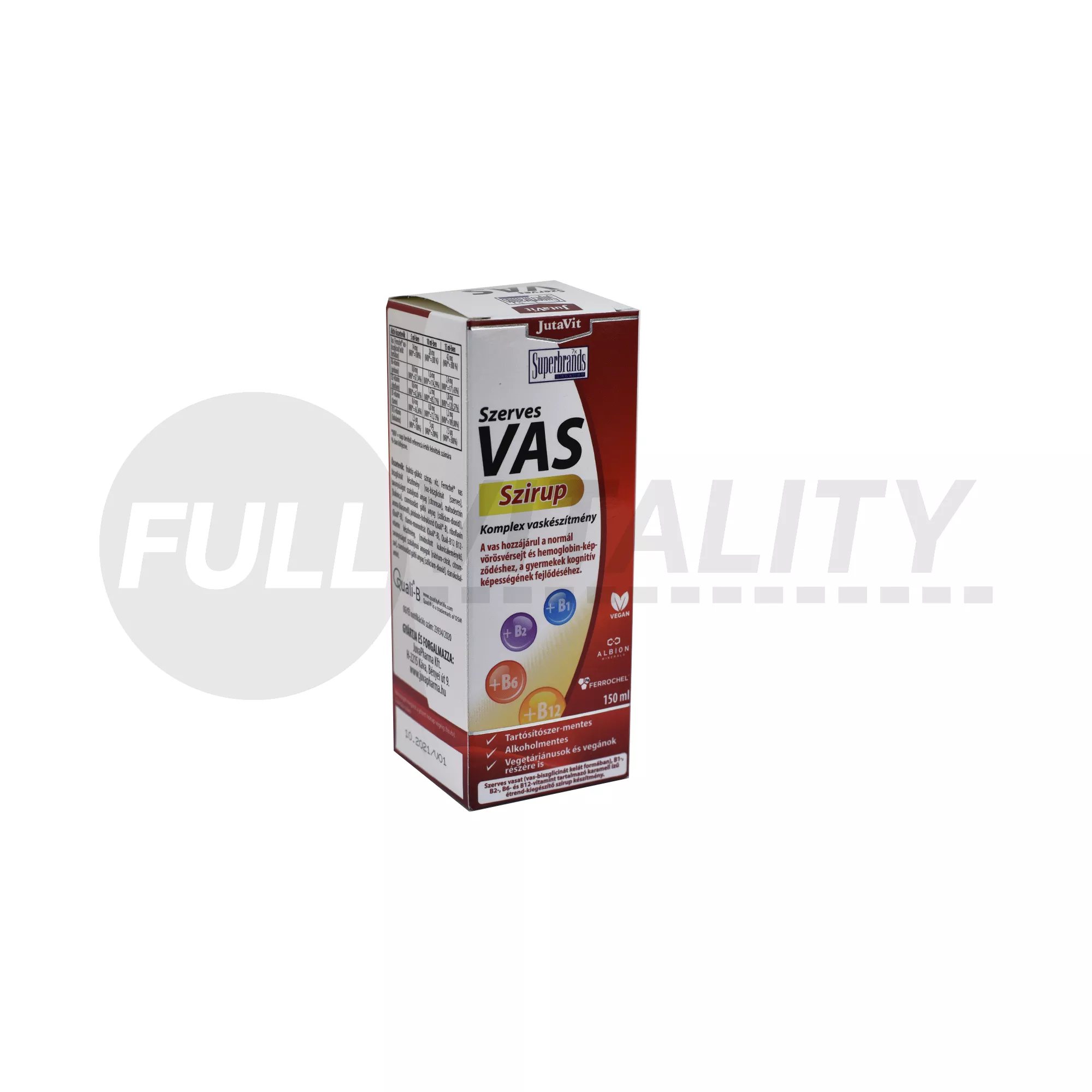 JUTAVIT SZERVES VAS SZIRUP 150ML