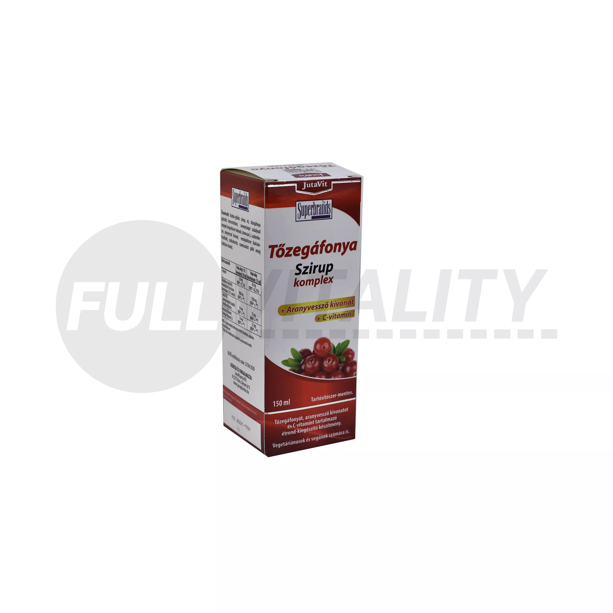 JUTAVIT TŐZEGÁFONYA SZIRUP KOMPLEX 150ML