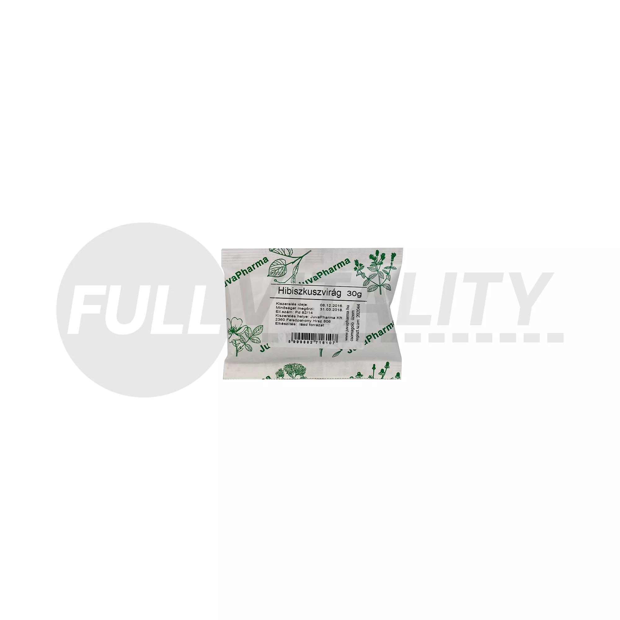 JUVAPHARMA TEA HIBISZKUSZVIRÁG SZÁLAS 30G