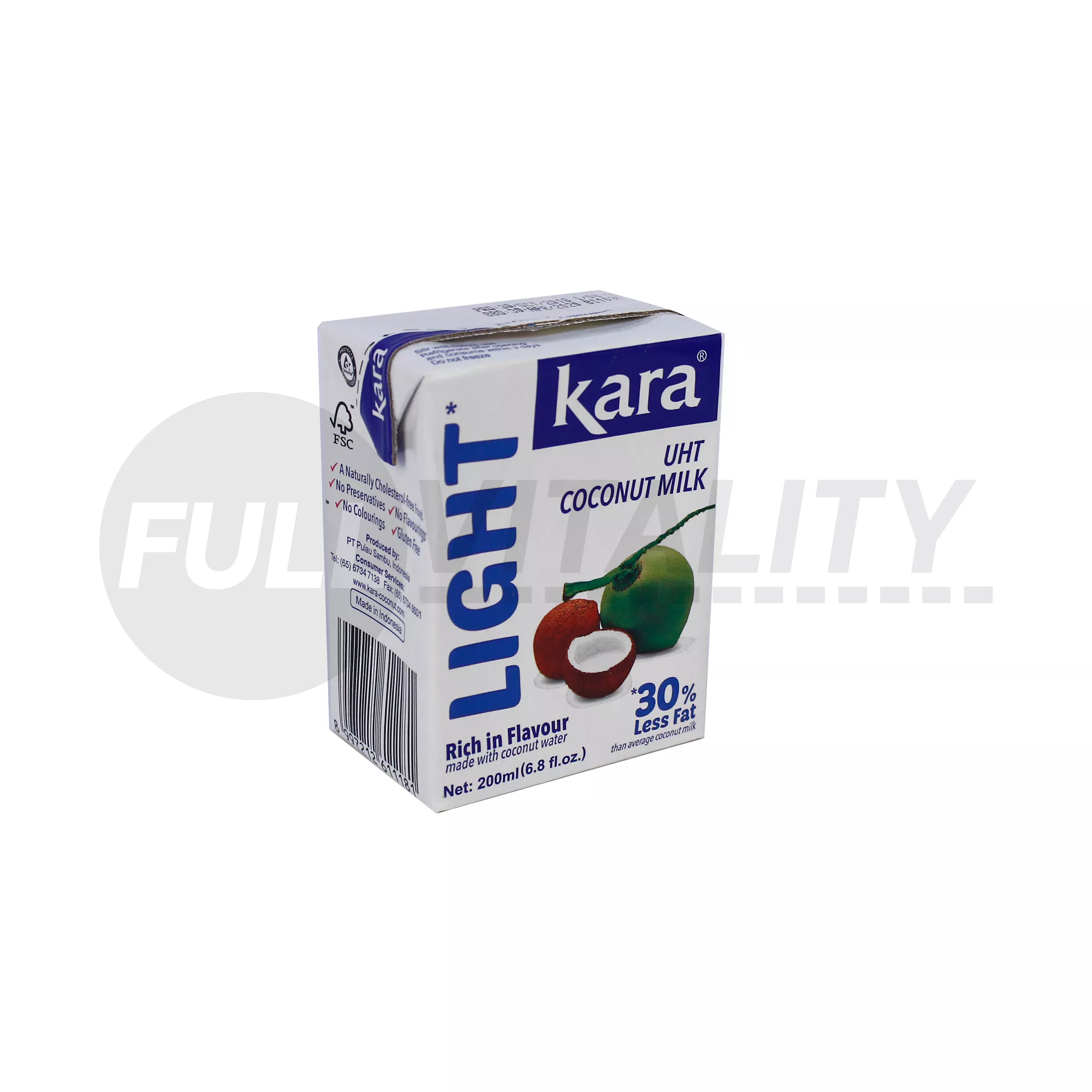 KARA CLASSIC LIGHT KÓKUSZTEJ 200ML