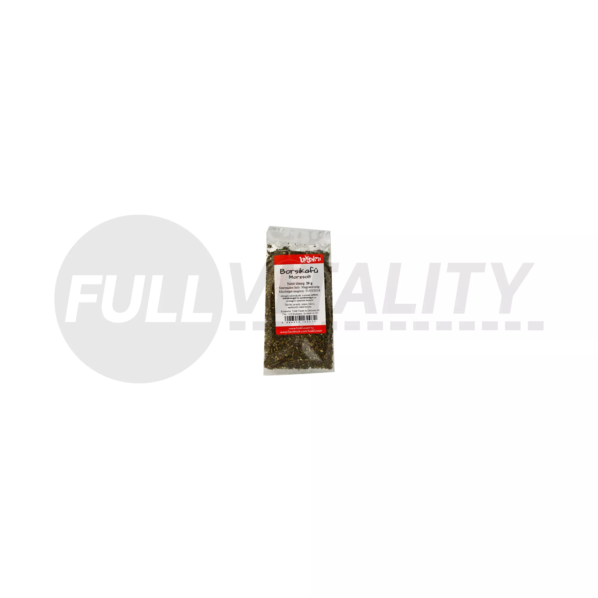 LAKSHMY BORSIKAFŰ MORZSOLT 20G /TOLDI/