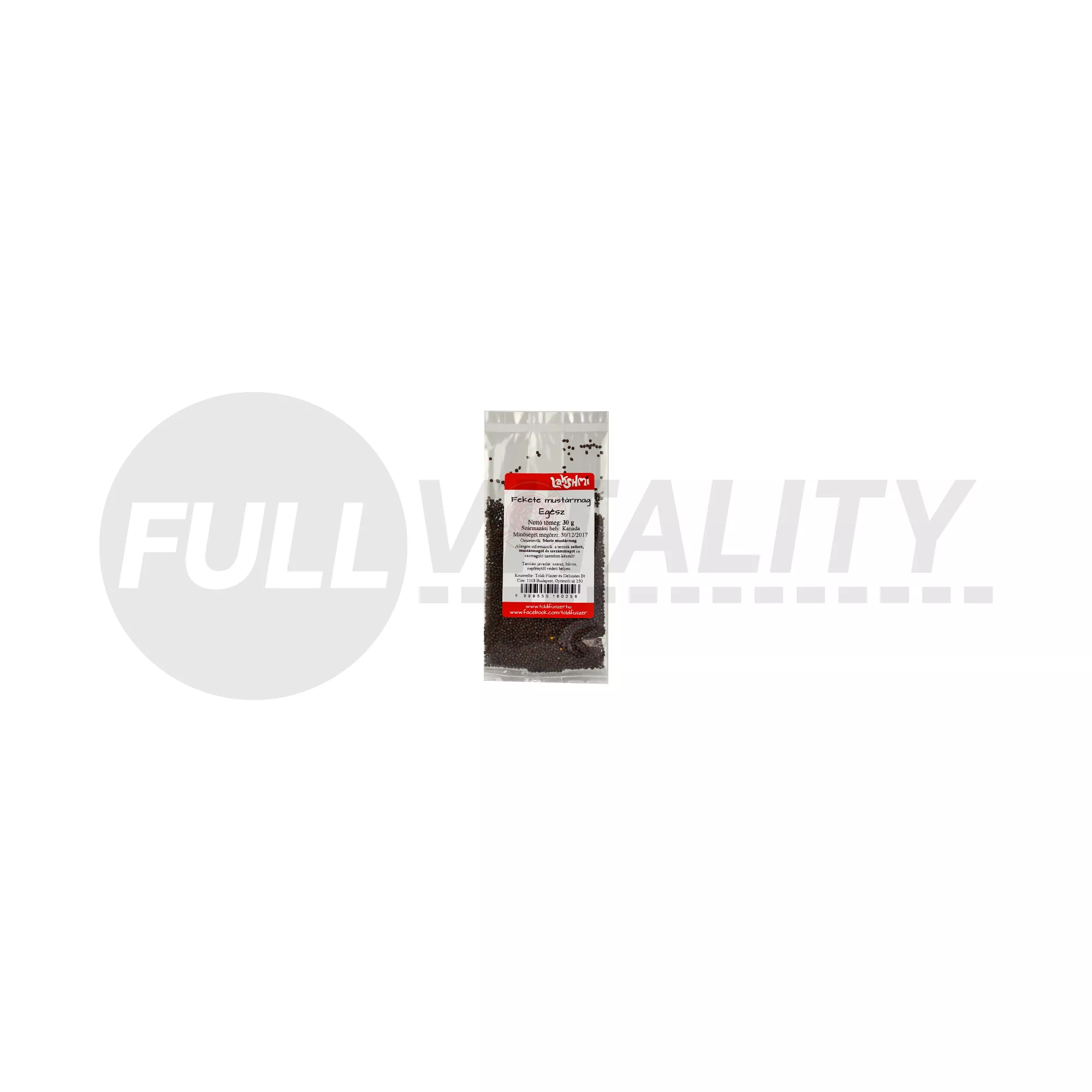 LAKSHMY FEKETE MUSTÁRMAG EGÉSZ 30G /TOLDI/