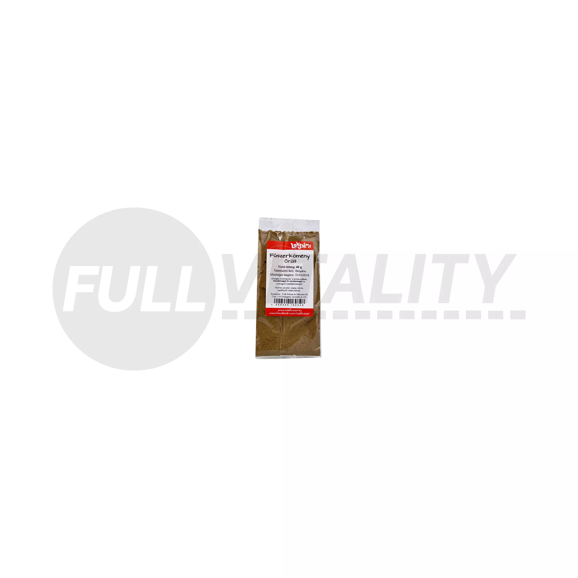 LAKSHMY FŰSZERKÖMÉNY ŐRÖLT 40G /TOLDI/