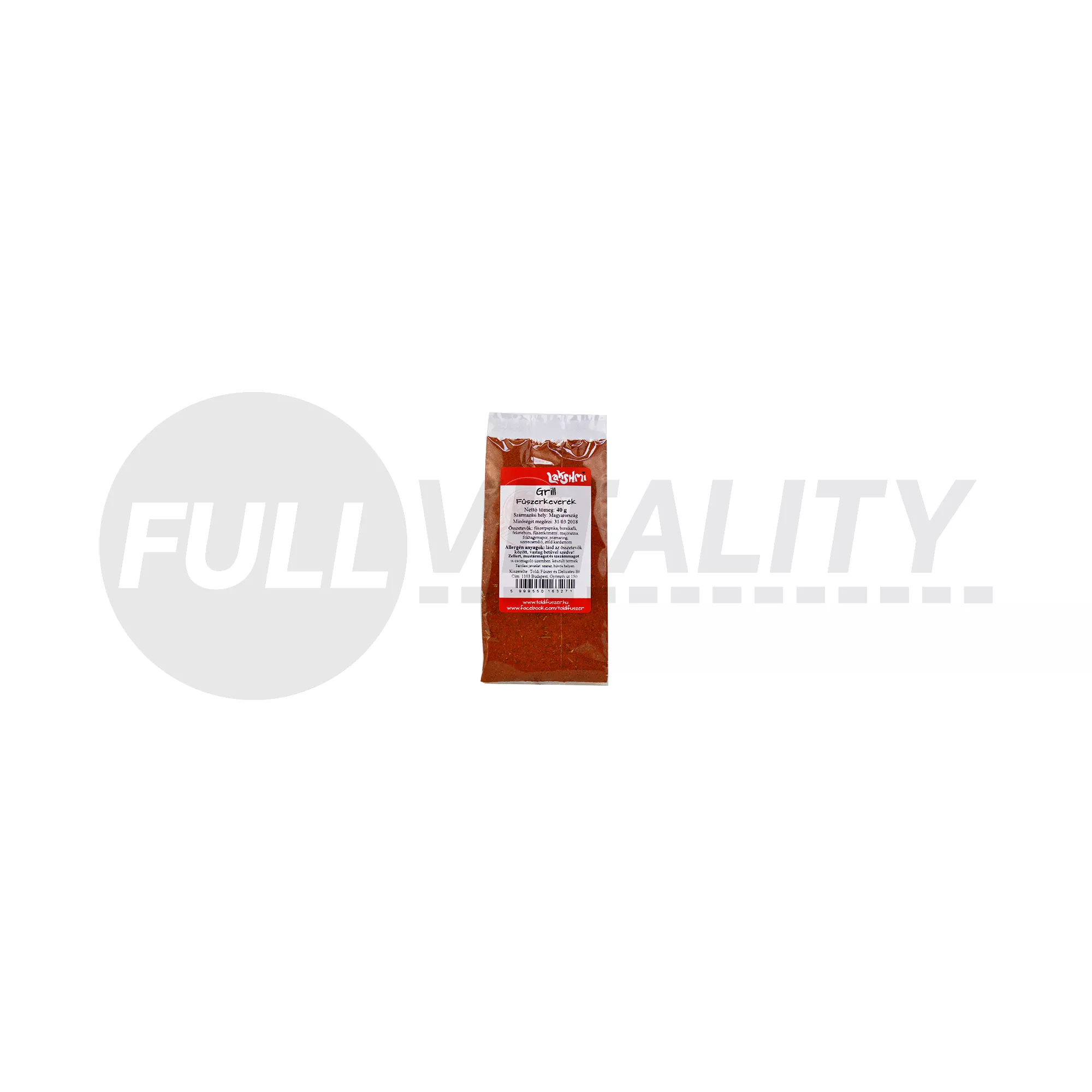 LAKSHMY GRILL FŰSZERKEVERÉK 40G