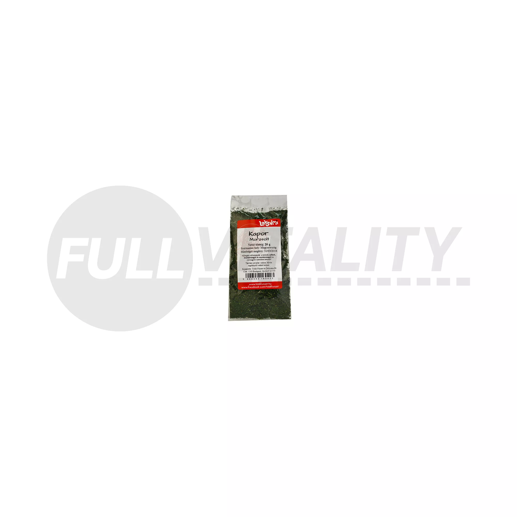 LAKSHMY KAPOR MORZSOLT 20G /TOLDI/
