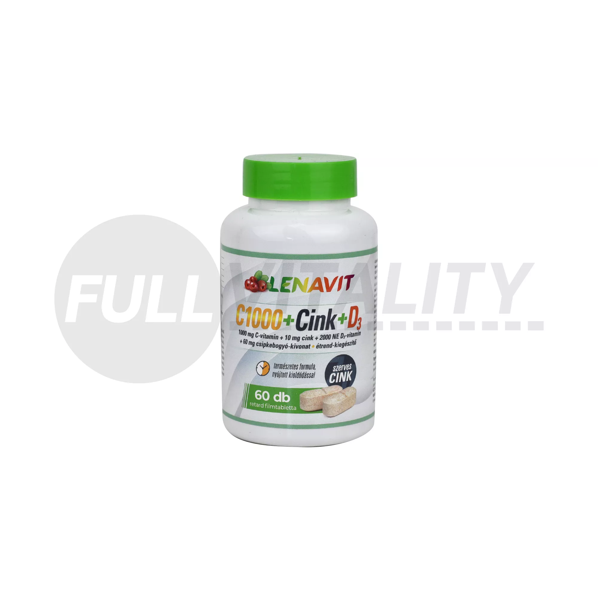 LENAVIT C1000+SZERVES CINK+D3 RETARD FILMTABLETTA 60DB