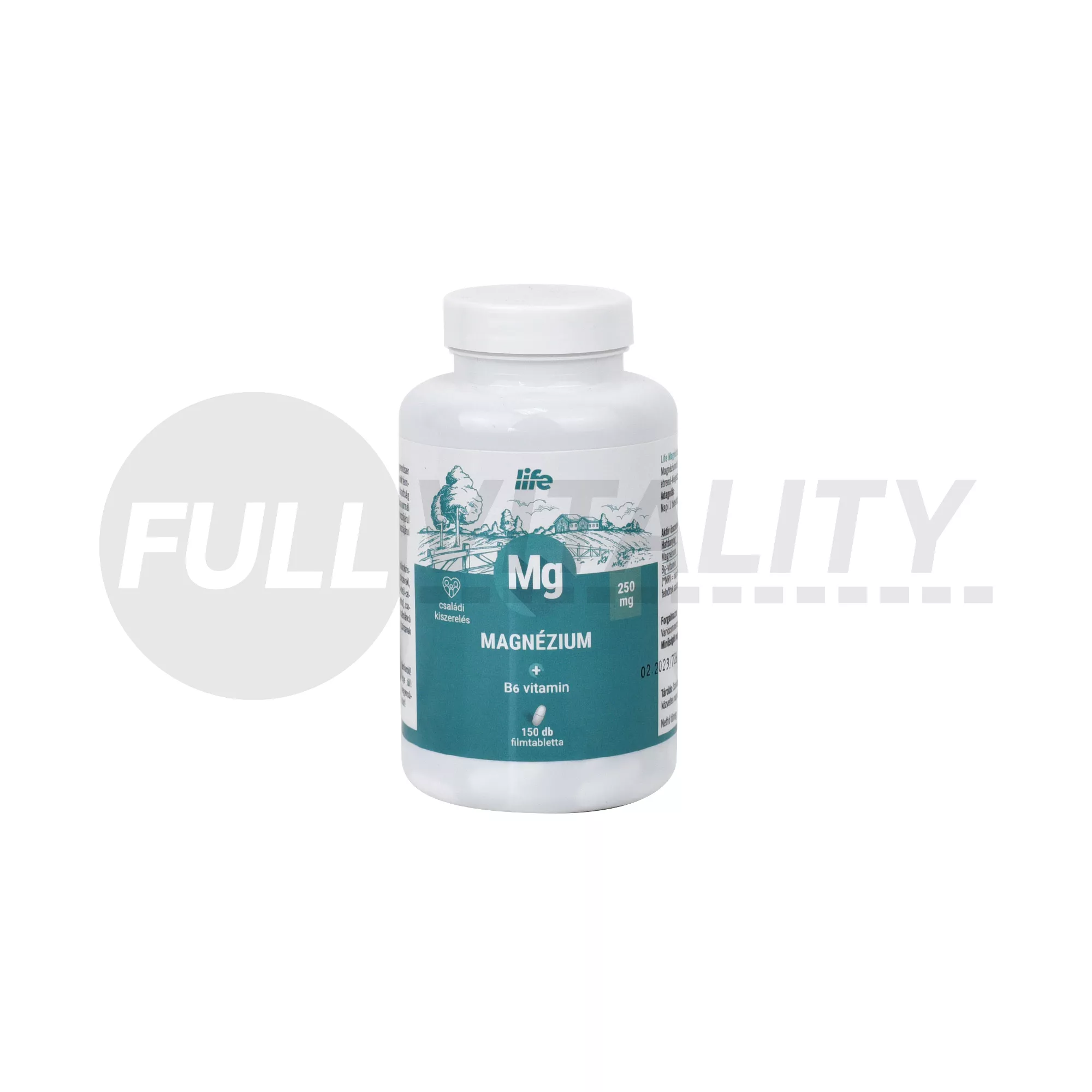 LIFE MAGNÉZIUM+B6 VITAMIN FILMTABLETTA 150DB