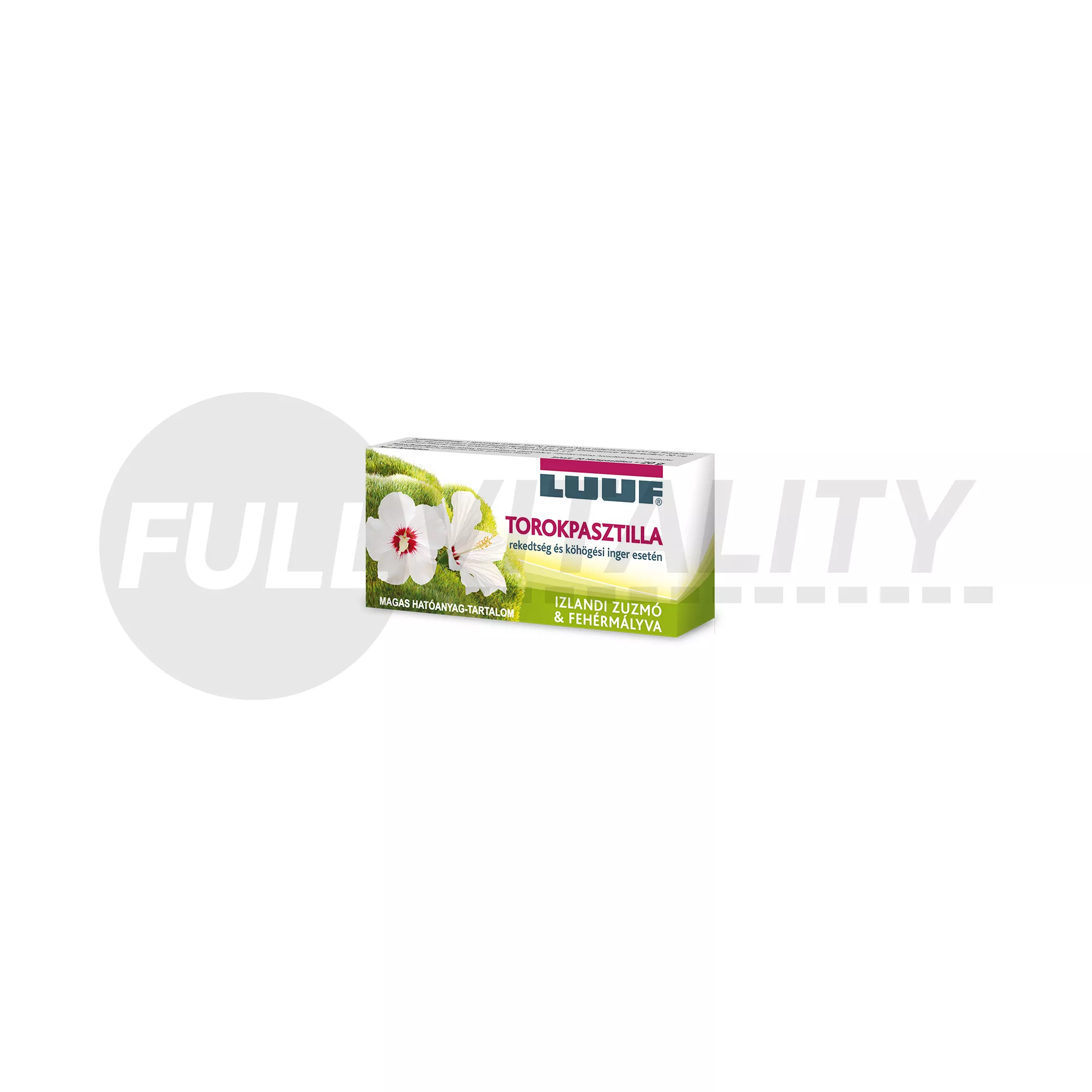 LUUF TOROKPASZTILLA IZLANDI ZUZMÓVAL ÉS FEHÉRMÁLYVÁVAL 20DB