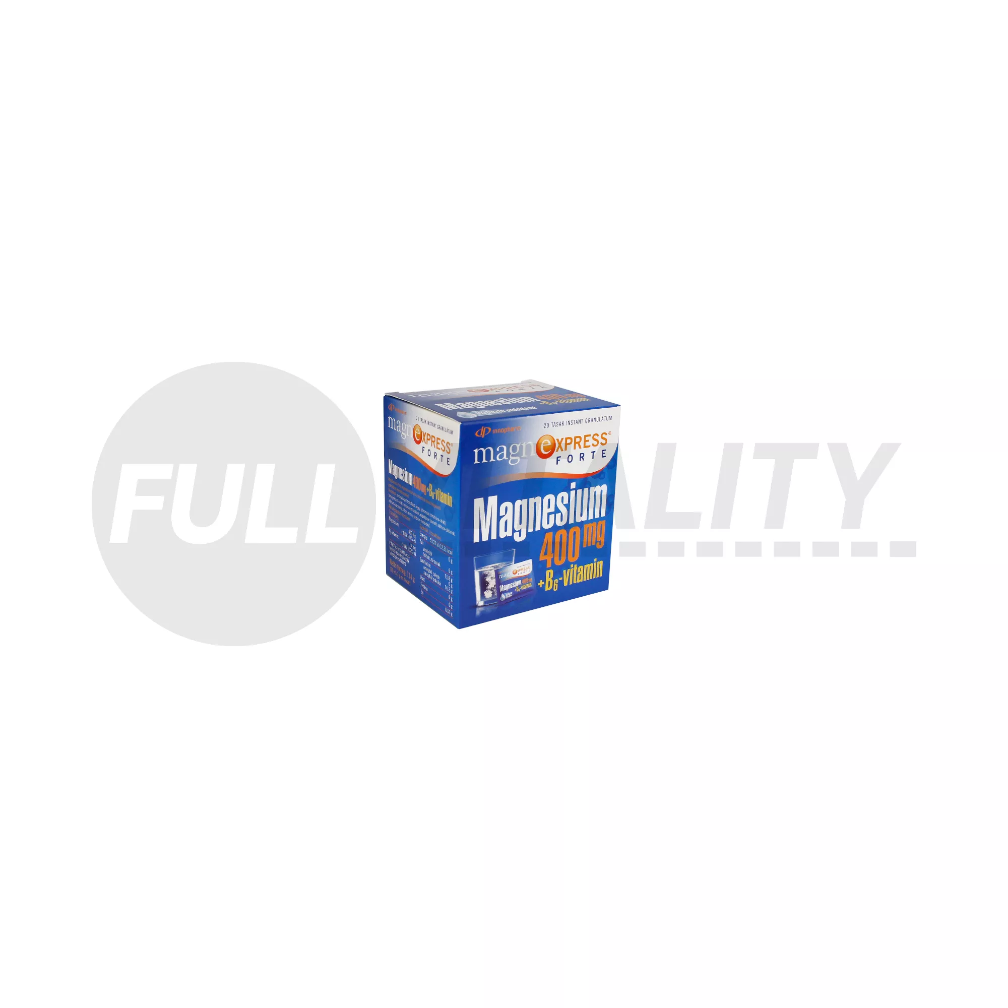 INNOPHARM MAGNEXPRESS FORTE 400MG+B6-VITAMIN GRANULÁTUM 20DB