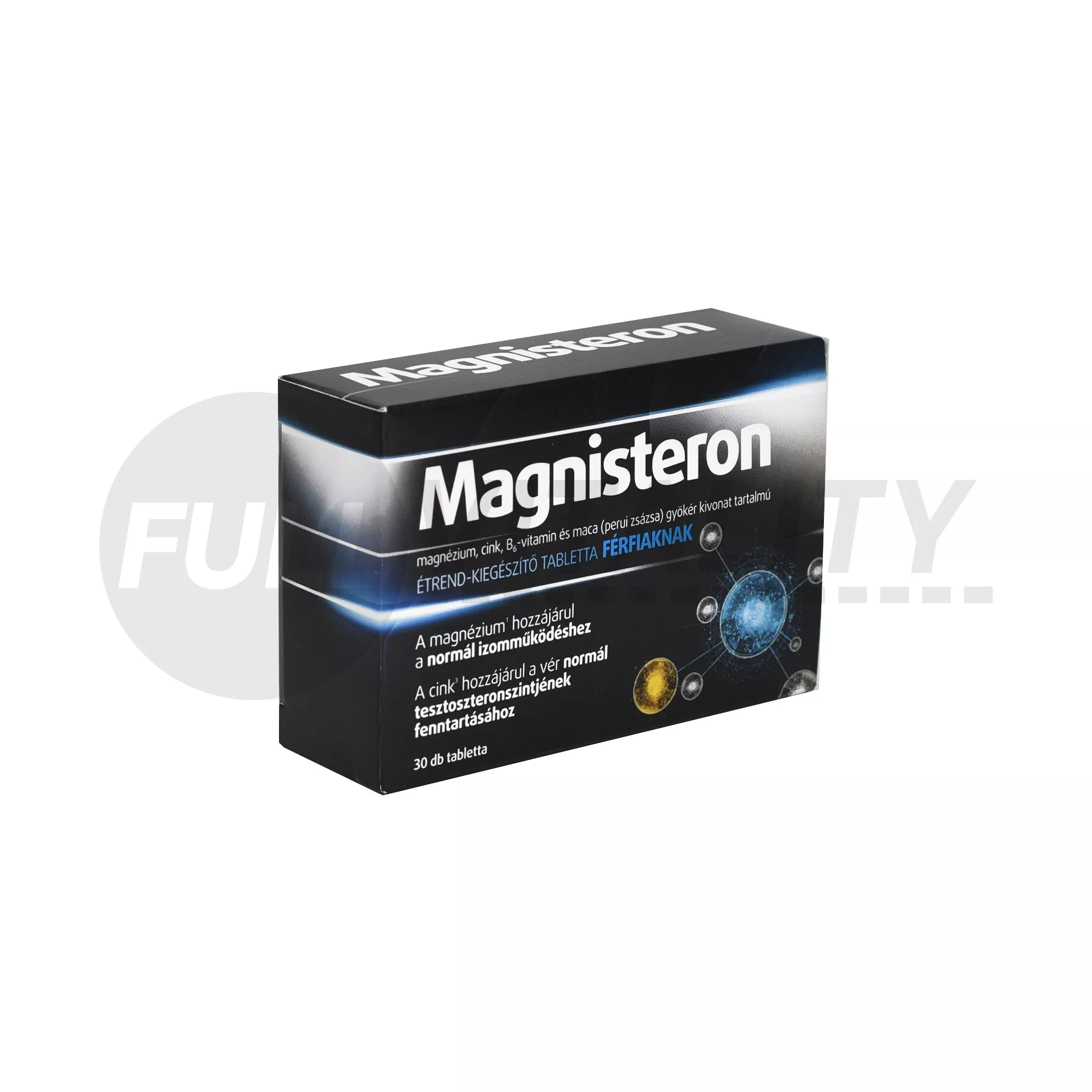MAGNISTERON MAGNÉZIUM CINK B6-VITAMIN ÉS MACA (PERUI ZSÁZSA) GYÖKÉR TARTALMÚ TABLETTA 30DB