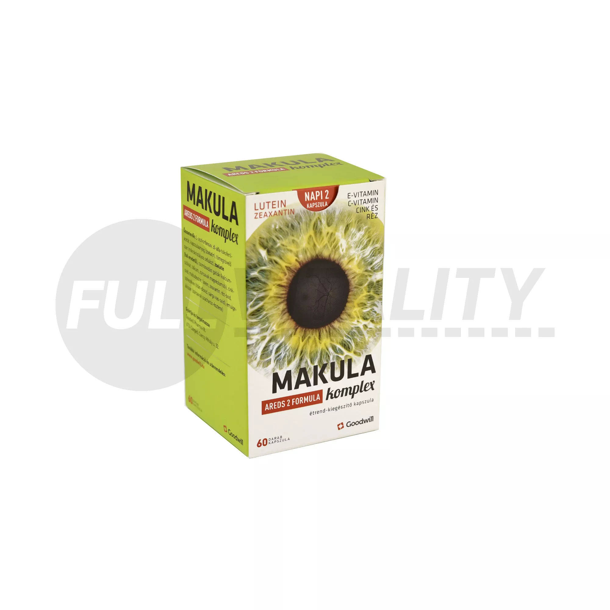 GOODWILL MAKULA KOMPLEX AREDS 2 FORMULA KAPSZULA 60DB