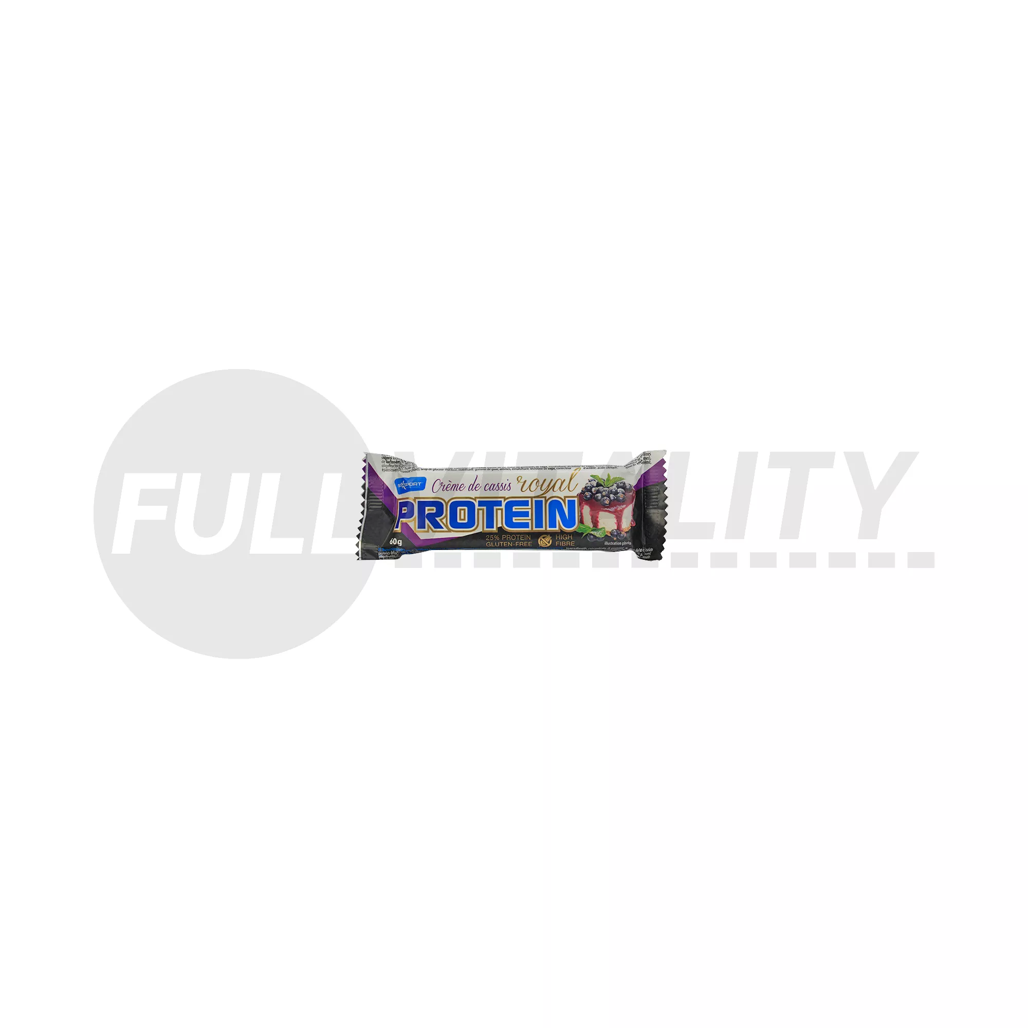 MAXSPORT PROTEINSZELET FEKETERIBIZLI ÍZŰ TEJBEVONATTAL 60G