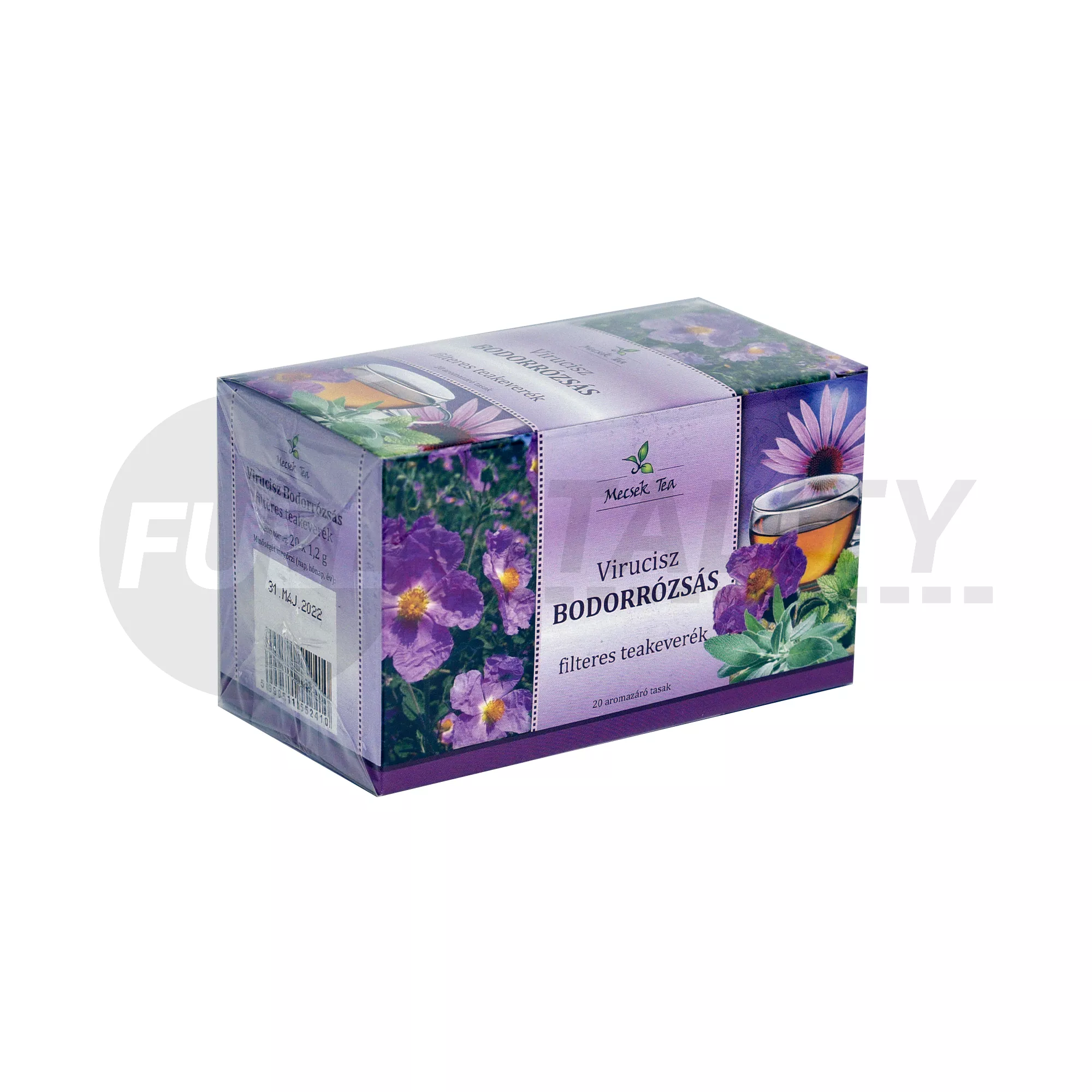 MECSEK TEA VIRUCISZ BODORRÓZSÁS KEVERÉK 20DB