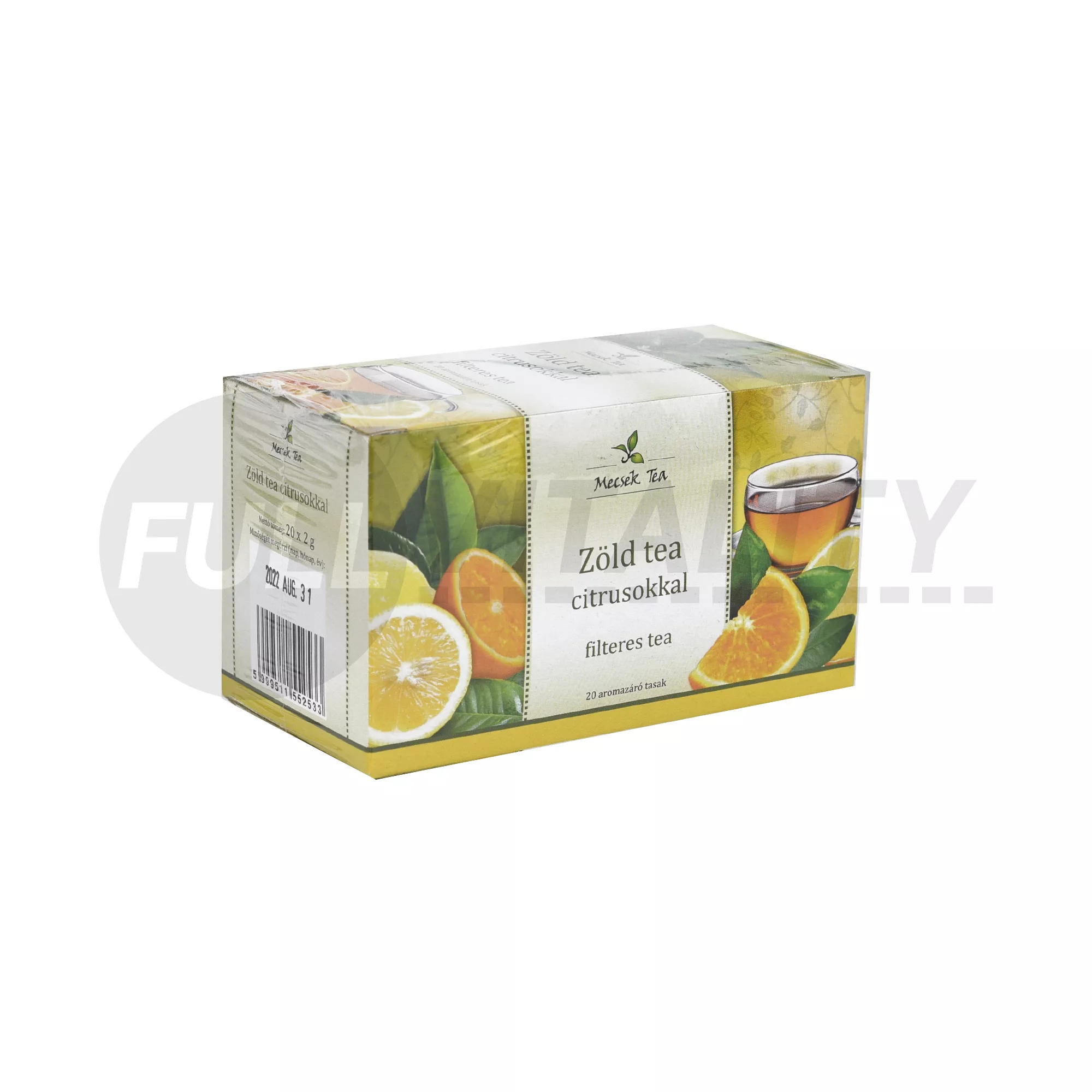 MECSEK ZÖLD TEA CITRUSOKKAL 20DB
