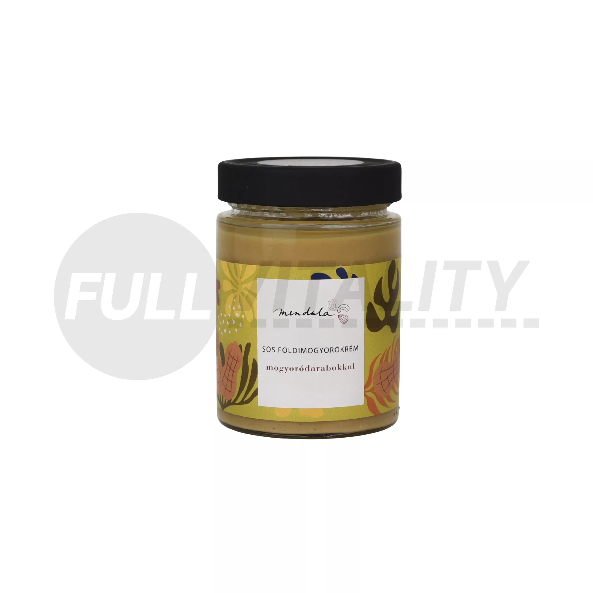 MENDULA FÖLDIMOGYORÓKRÉM - SÓS MOGYORÓDARABOKKAL VEGÁN 330G