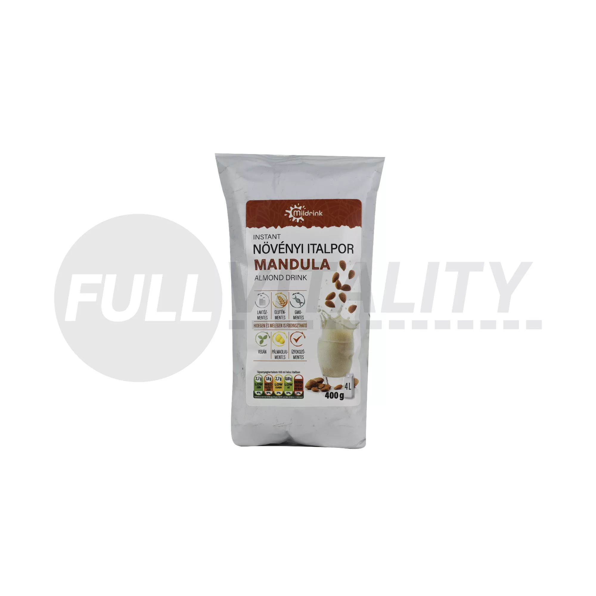 MILDRINK INSTANT NÖVÉNYI ITALPOR MANDULA 400G