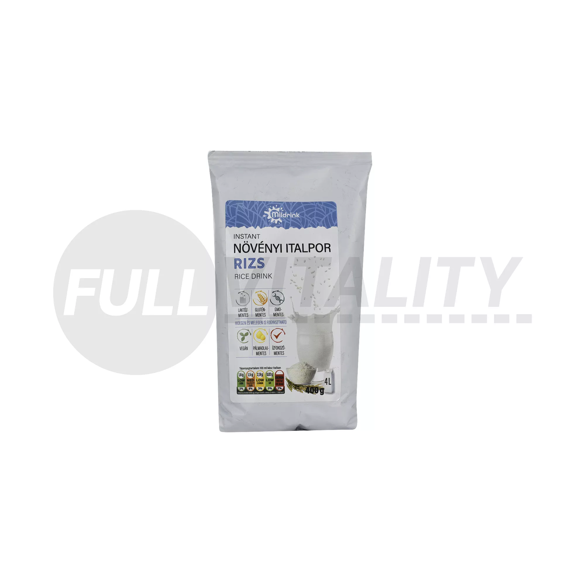 MILDRINK INSTANT NÖVÉNYI ITALPOR RIZS 400G