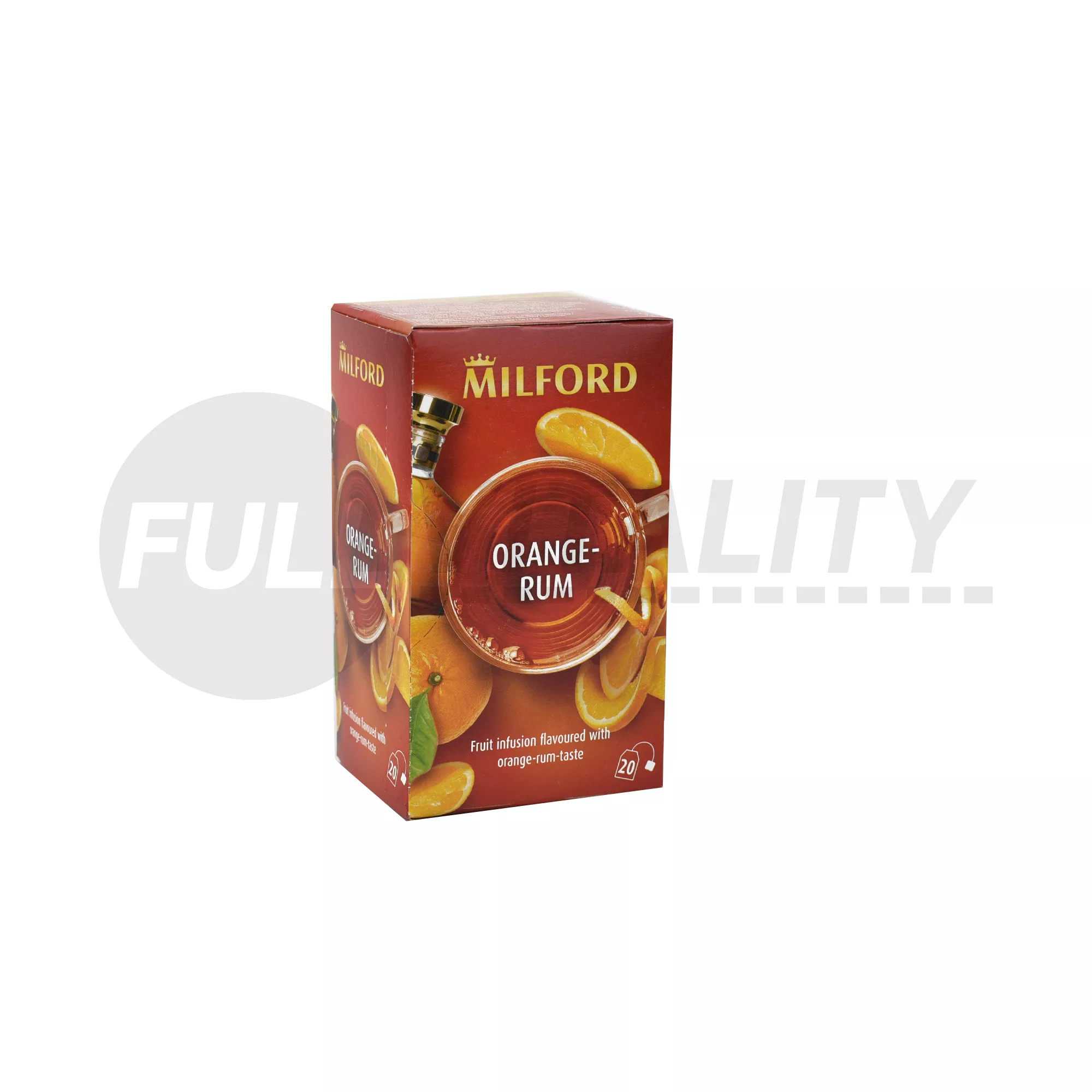 MILFORD TEA NARANCS-RUM ÍZESÍTÉSŰ AROMÁSÍTOTT GYÜMÖLCS TEA FILTERES 20DB