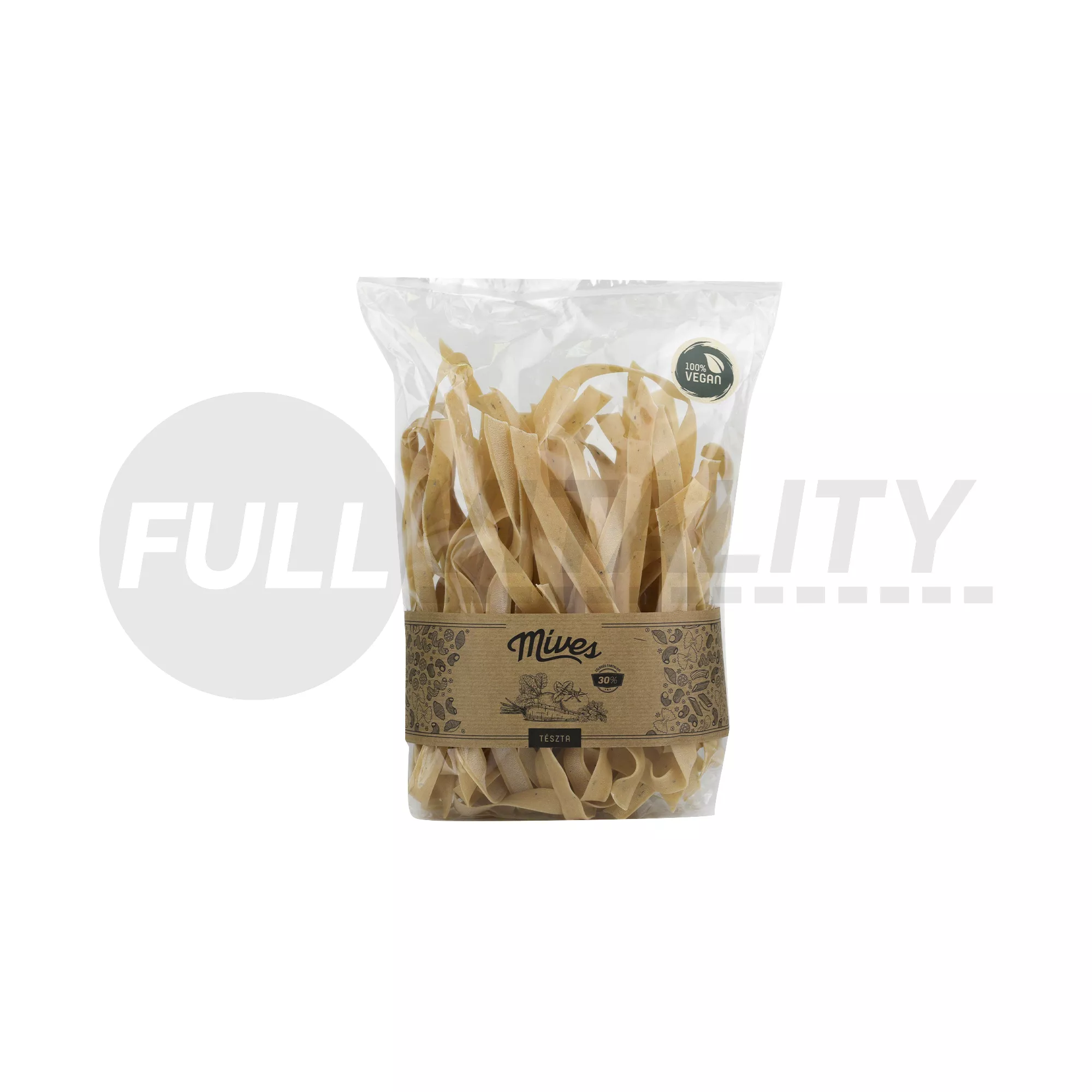 MÍVES VEGAN TOJÁS NÉLKÜLI BAZSALIKOMOS-FOKHAGYMÁS ZÖLDSÉGES SZÁRAZTÉSZTA 400G