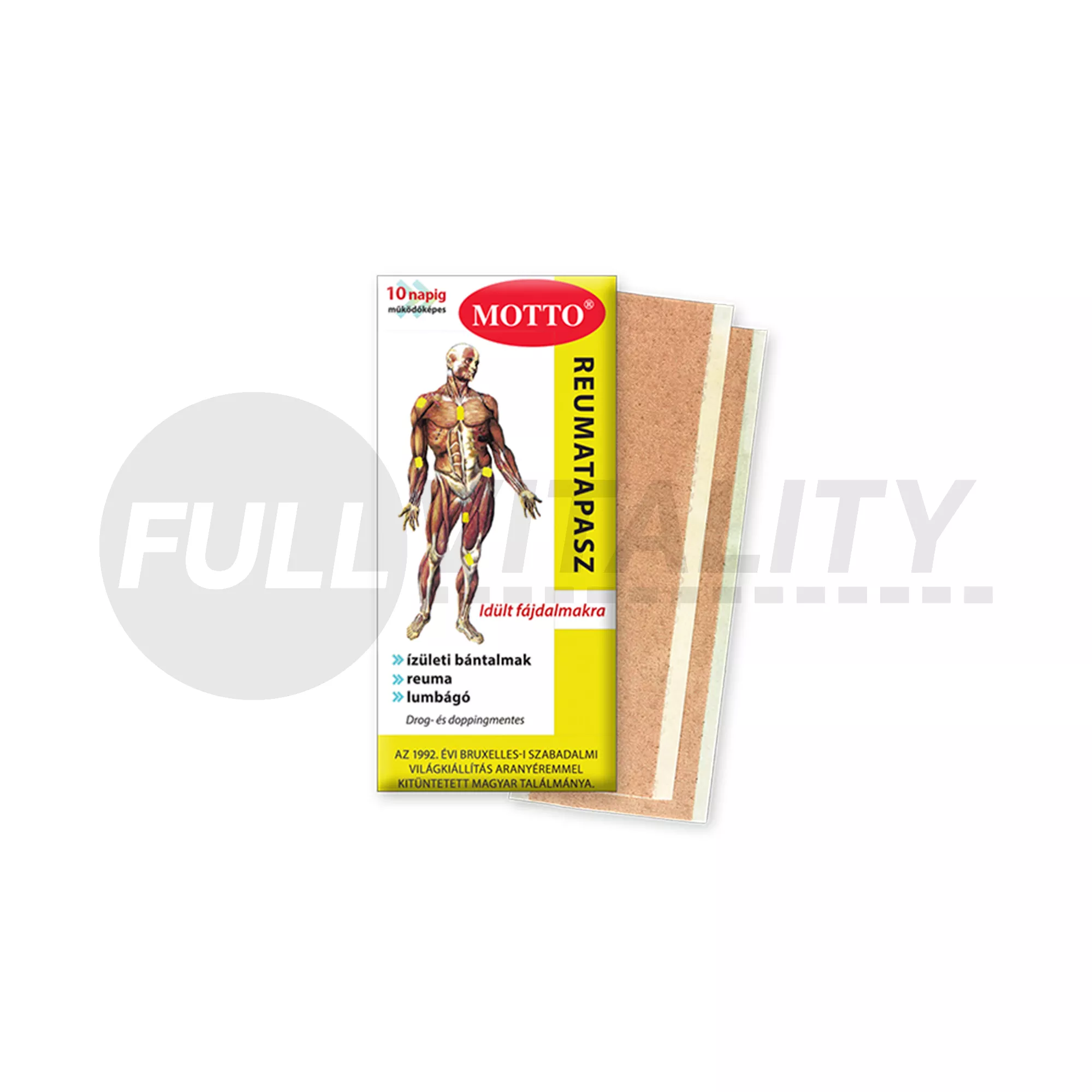 MOTTÓ TAPASZ SÁRGA