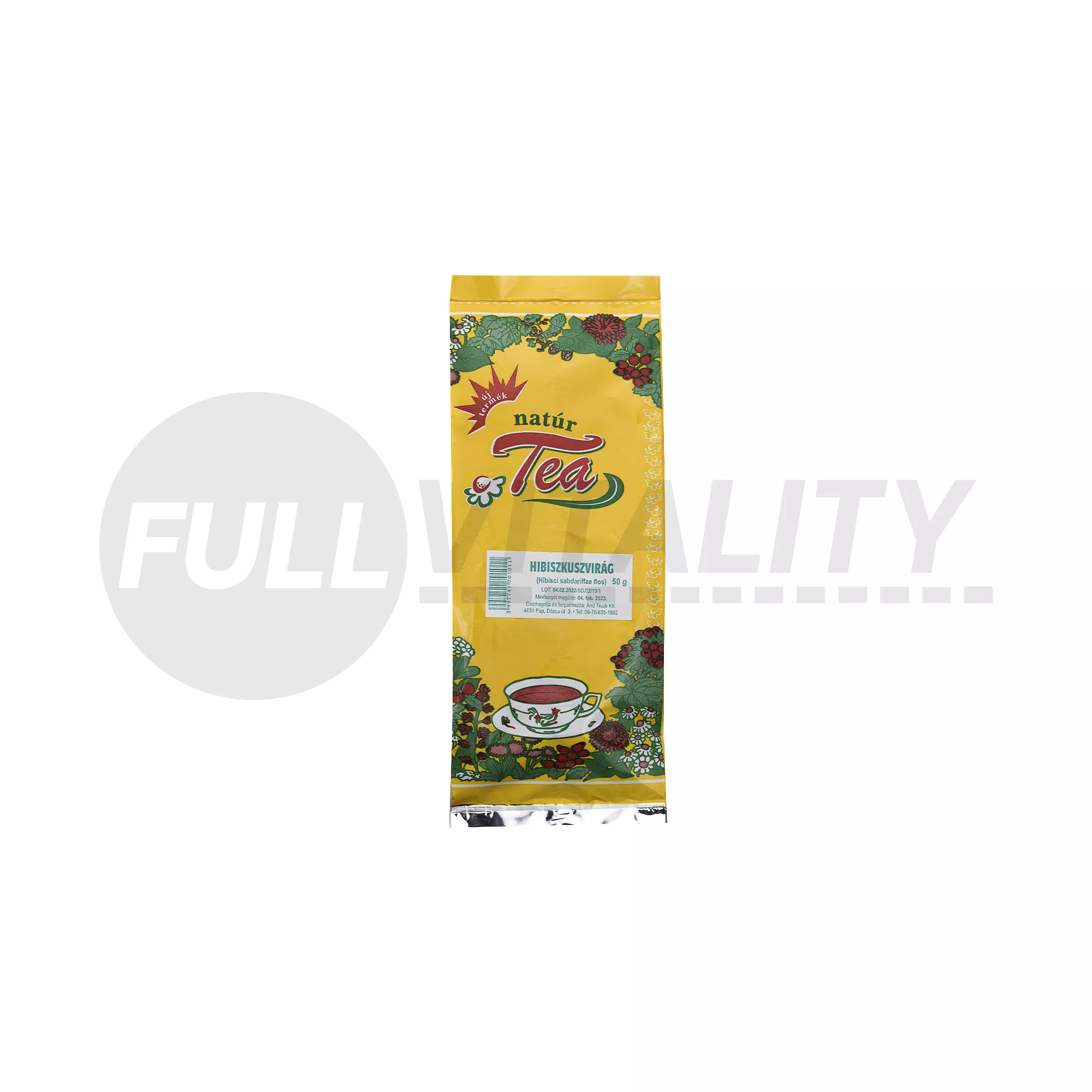 NATÚR HIBISZKUSZVIRÁG TEA 50G