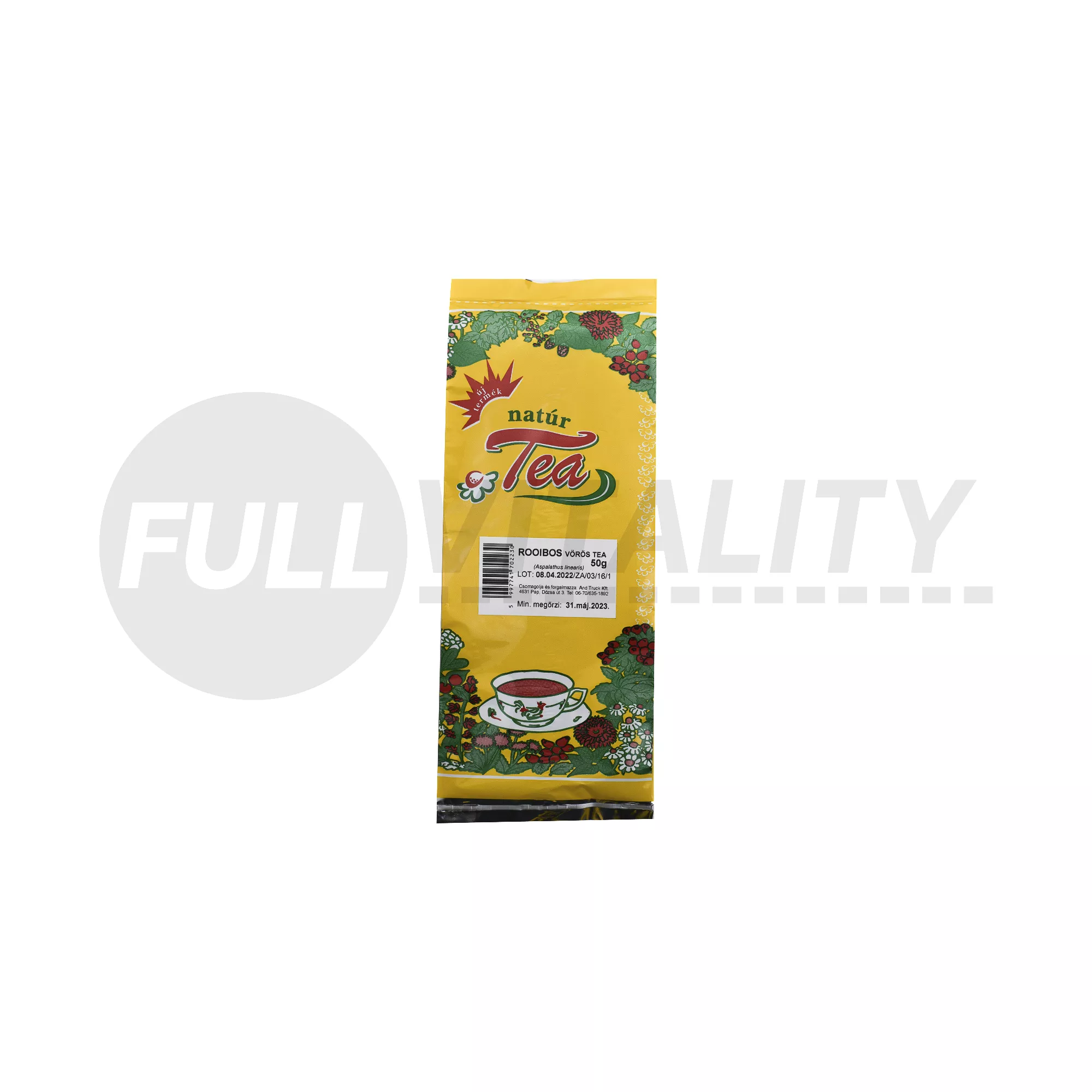 NATÚR ROOIBOS VÖRÖS TEA 50G