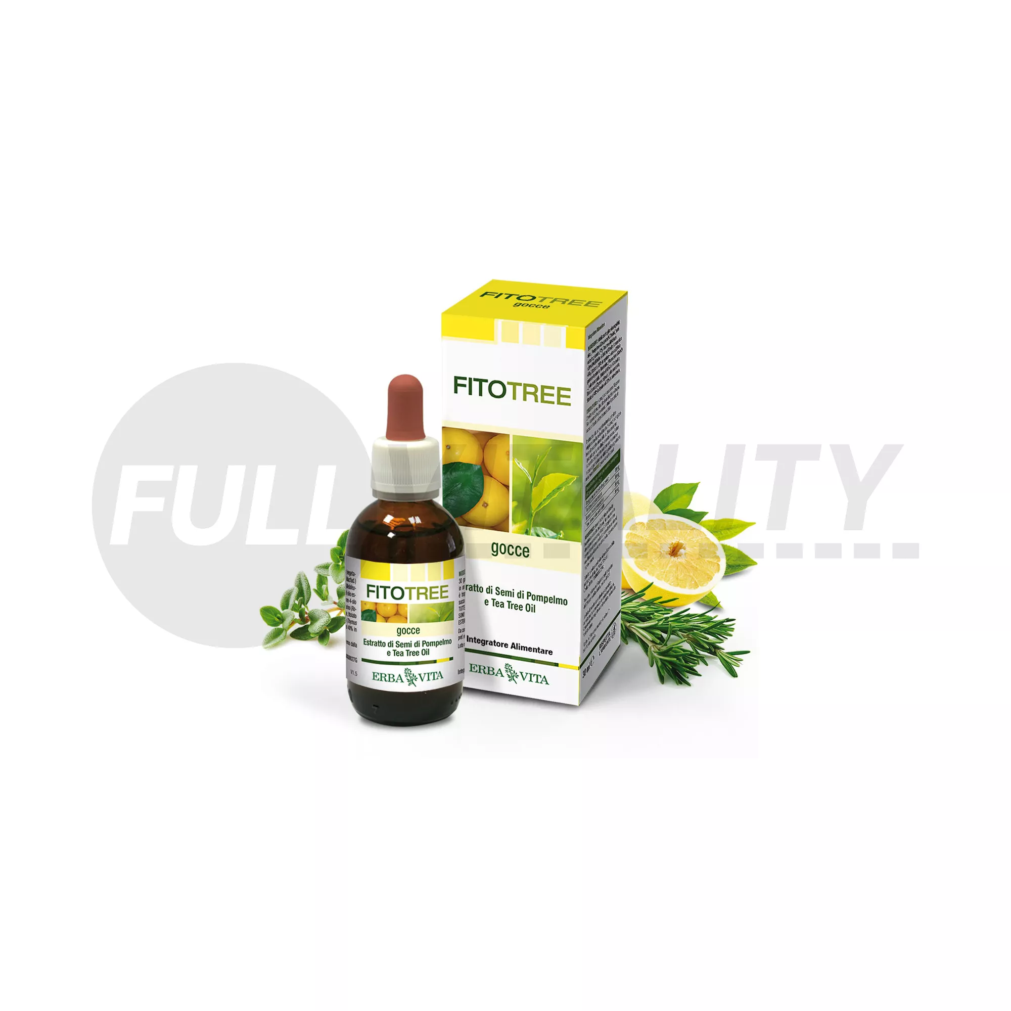 NATUR TANYA ERBAVITA FITOTREE BAKTÉRIUMÖLŐ FERTŐTLENÍTŐ GRAPEFRUIT TEAFA OLAJ 30ML