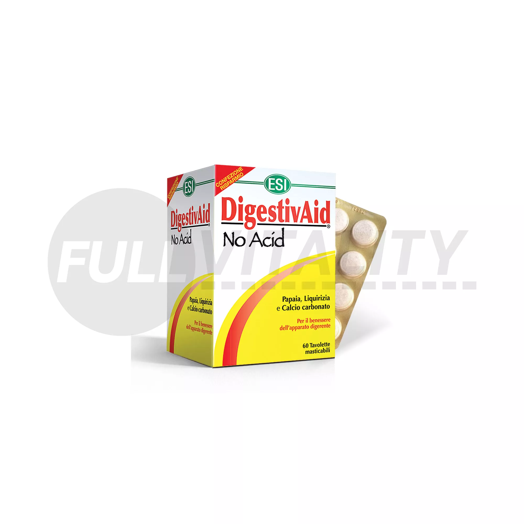 NATUR TANYA ESI DIGESTIVAID NO ACID SZOPOGATÓS TABLETTA 60DB