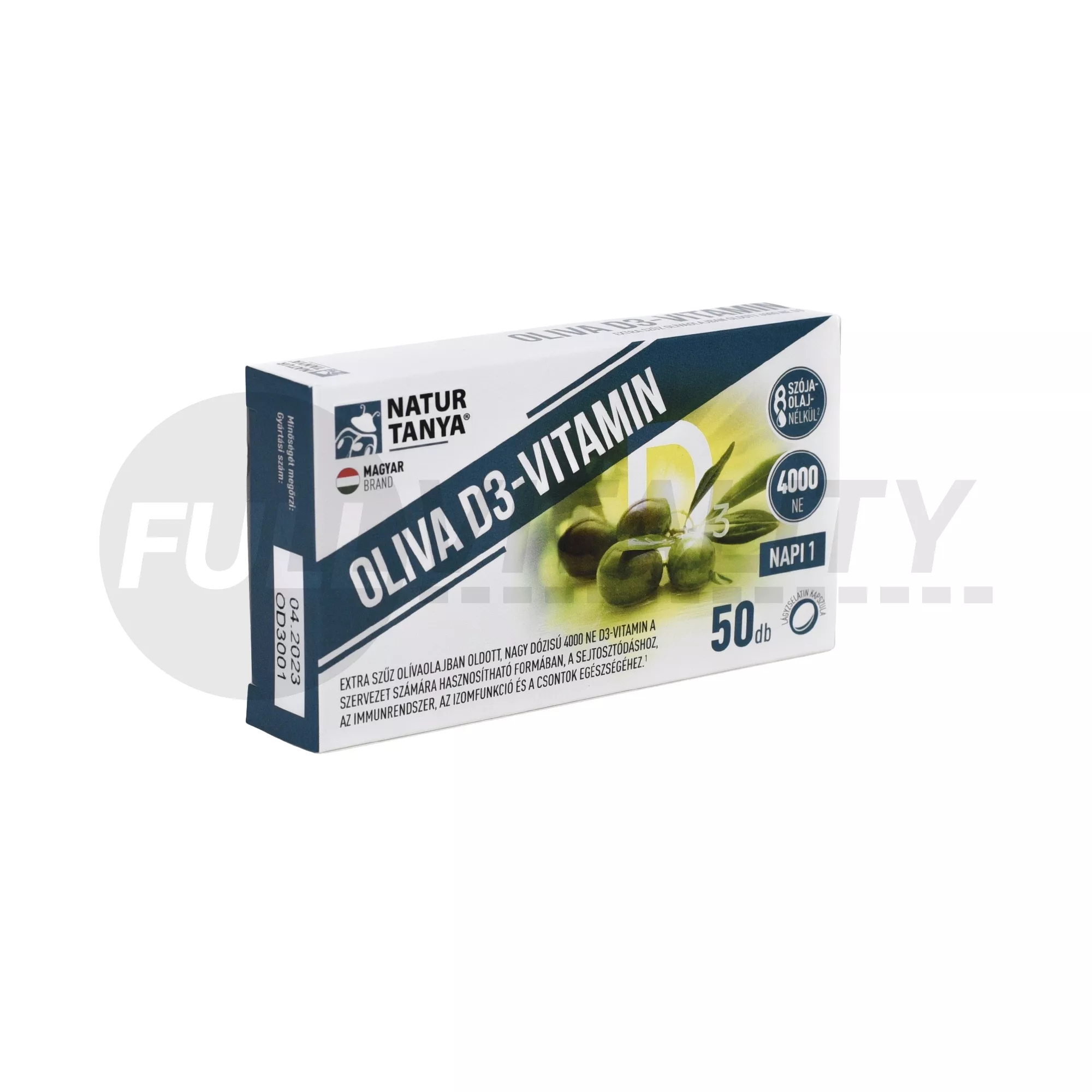 NATUR TANYA OLIVA D3-VITAMIN 50DB