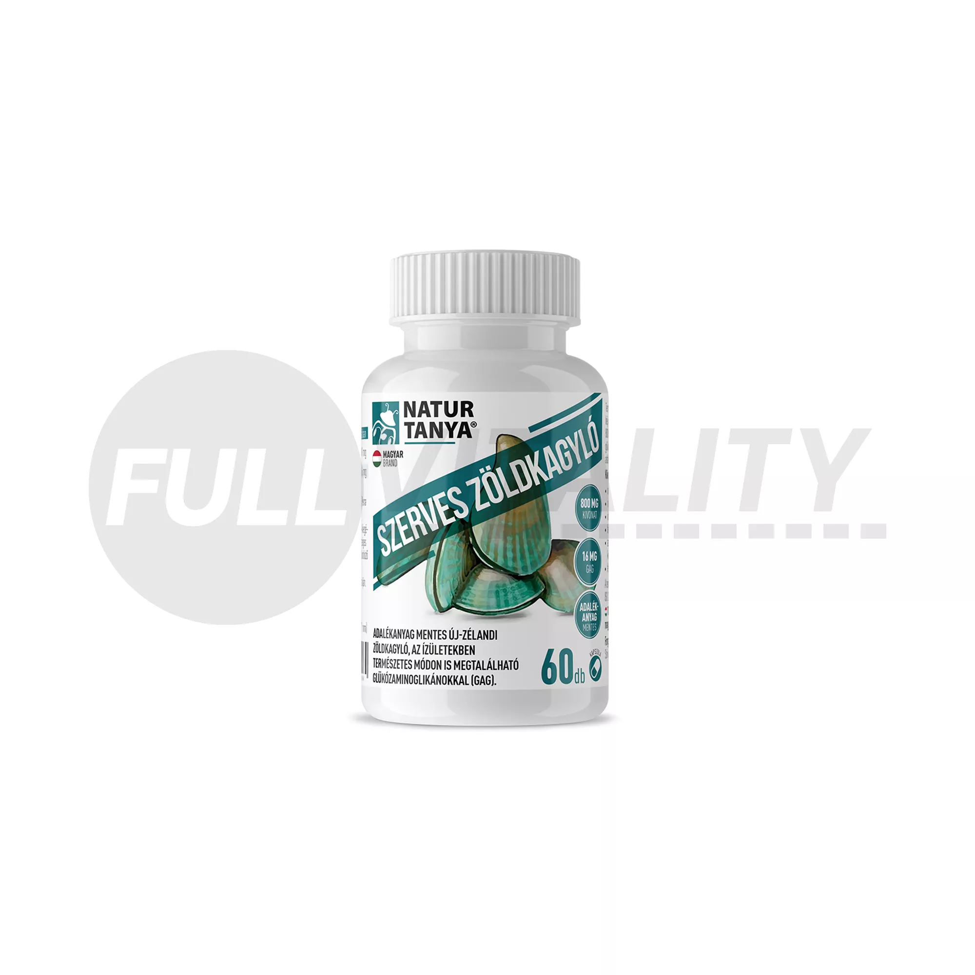 NATUR TANYA SZERVES ZÖLDKAGYLÓ 16MG GAG KIVONATTAL 60DB