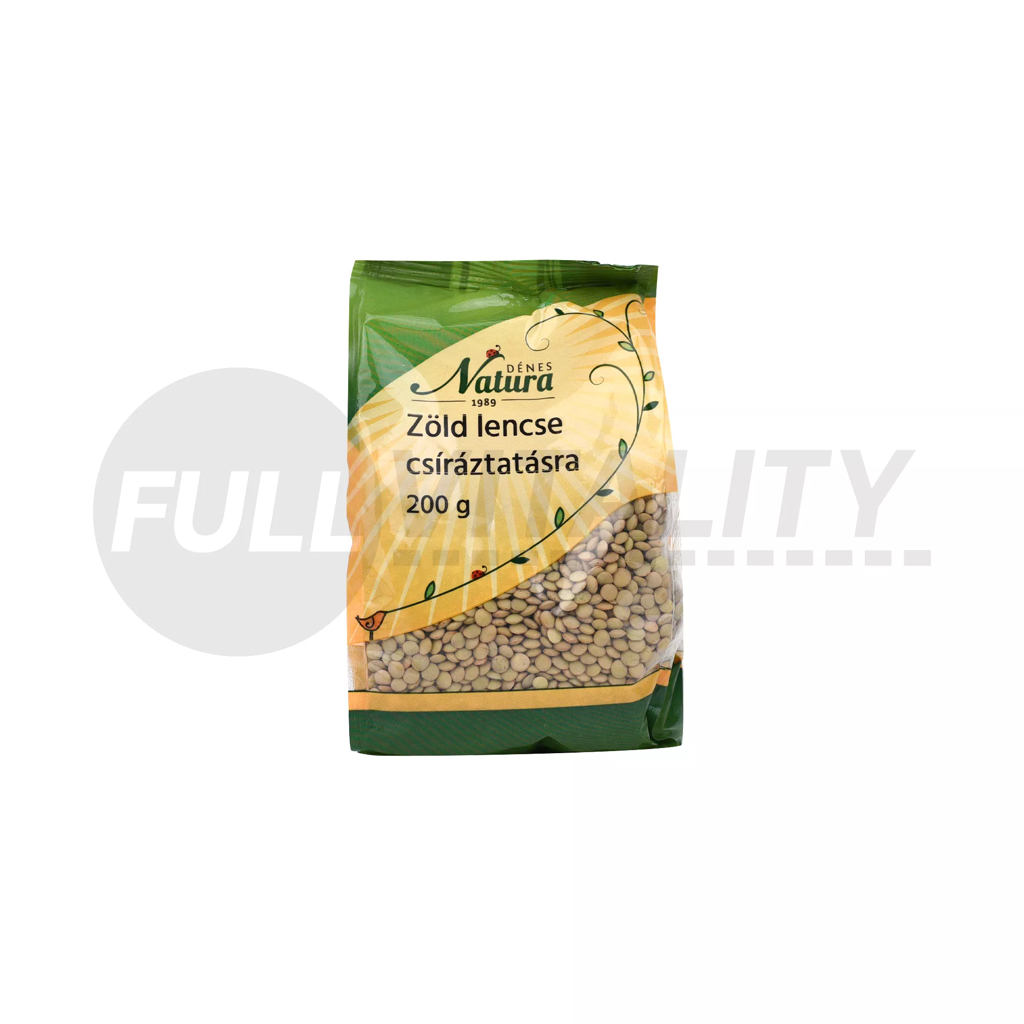 DÉNES NATURA ZÖLD LENCSE CSÍRÁZTATÁSRA 200G
