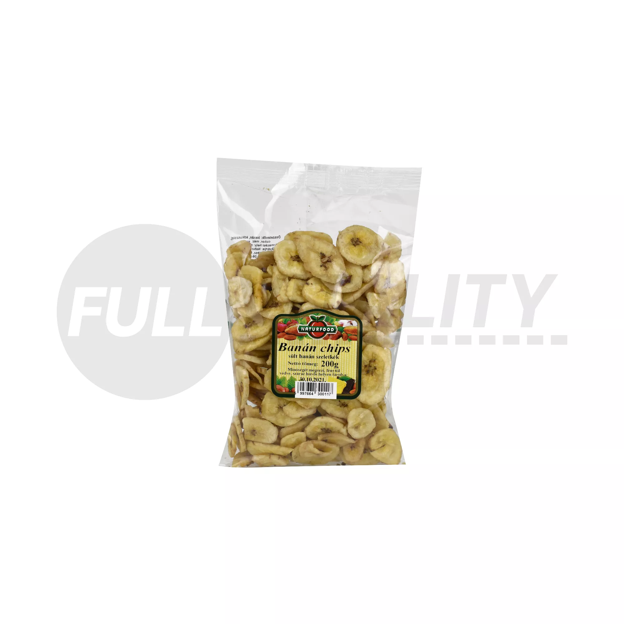 NATURFOOD BANÁN CHIPS 200G