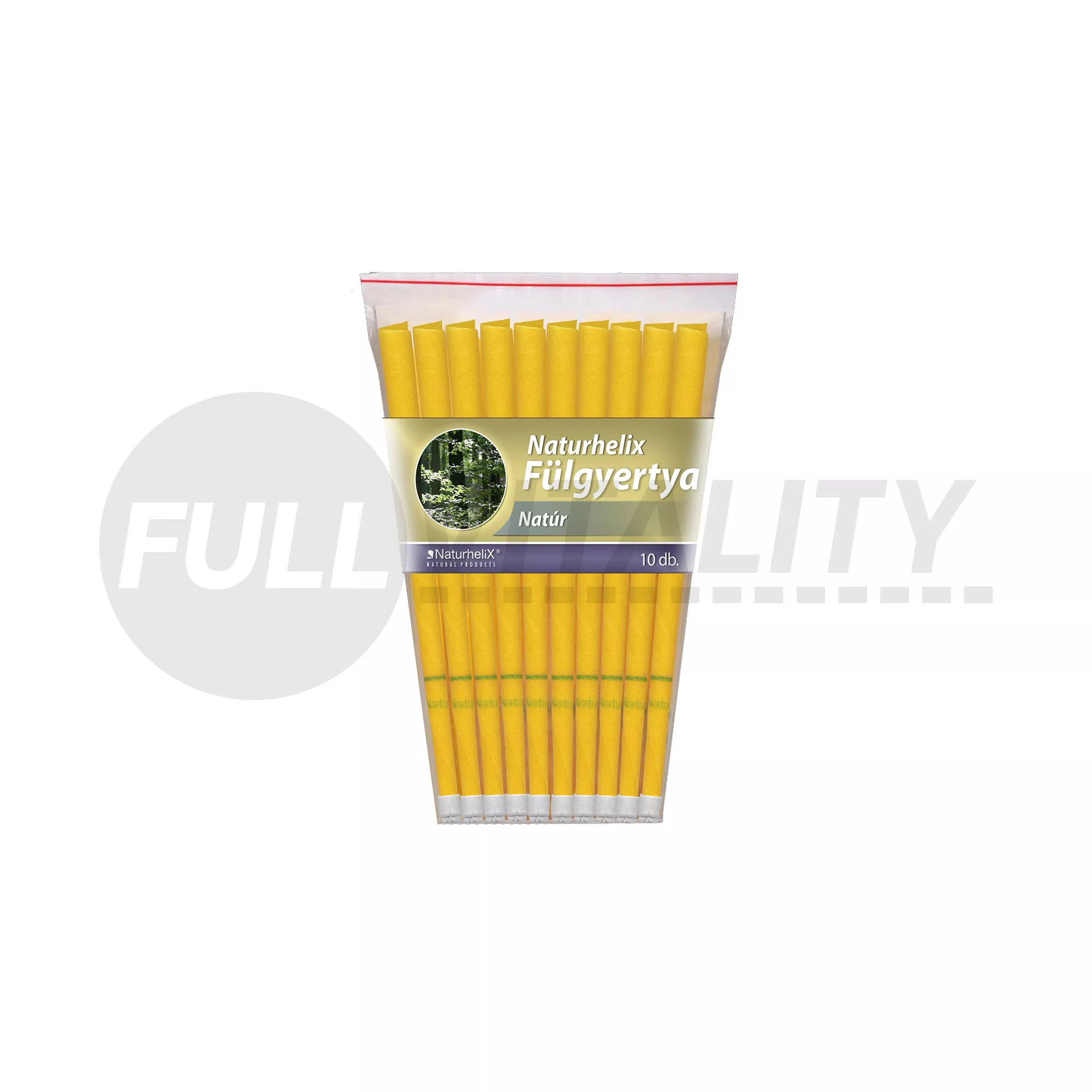 NATURHELIX FÜLGYERTYA NATÚR 10DB