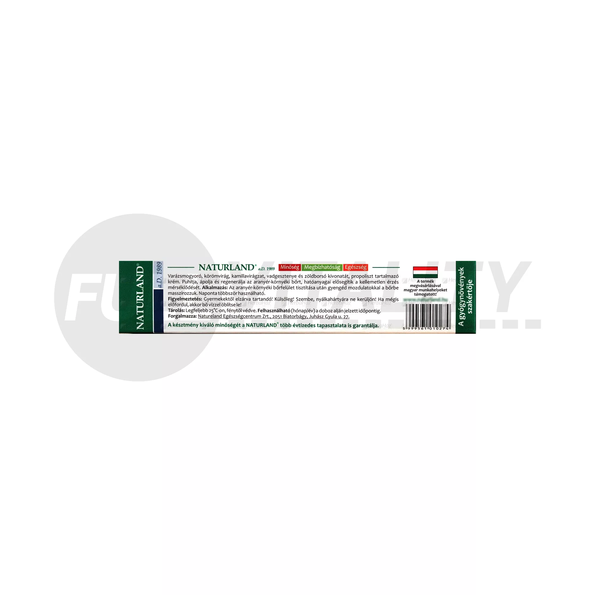 NATURLAND ARANYÉR KÖRNYÉKI ÁPOLÓ KRÉM 100ML