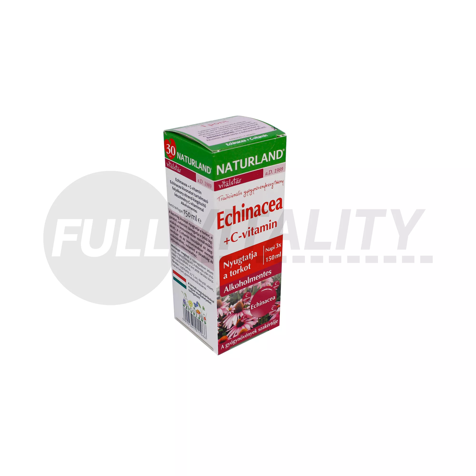 NATURLAND ECHINACEA+ C-VITAMIN 150ML